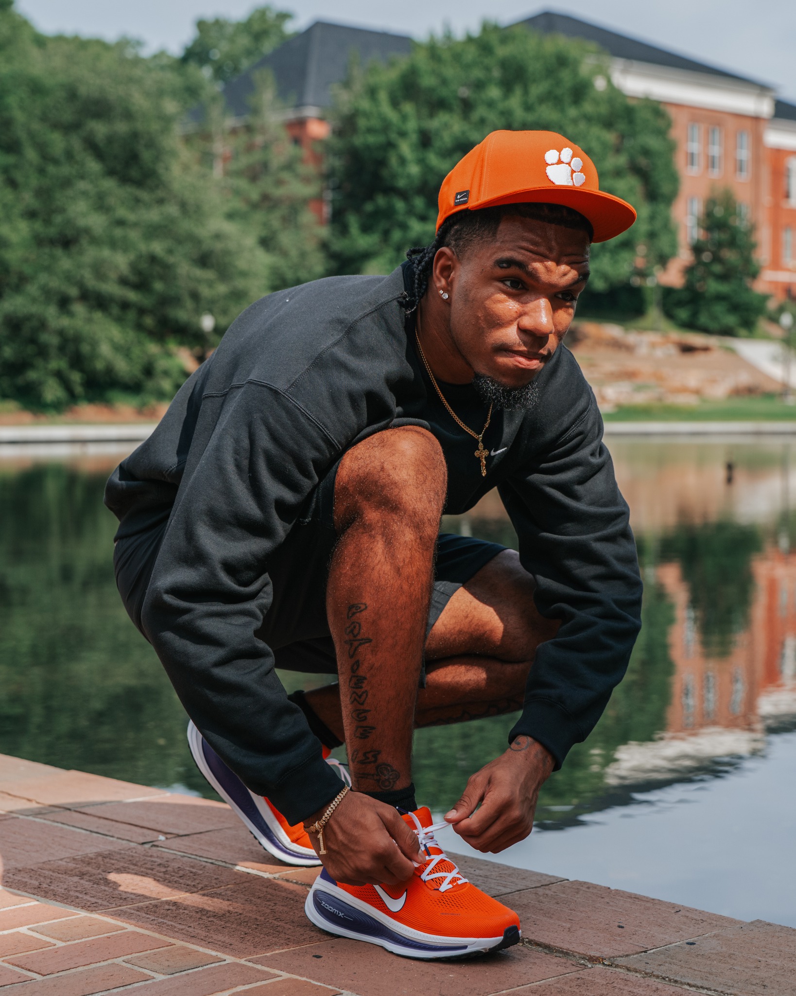 Quinn & T.J. are rocking with the Clemson Nike Vomero