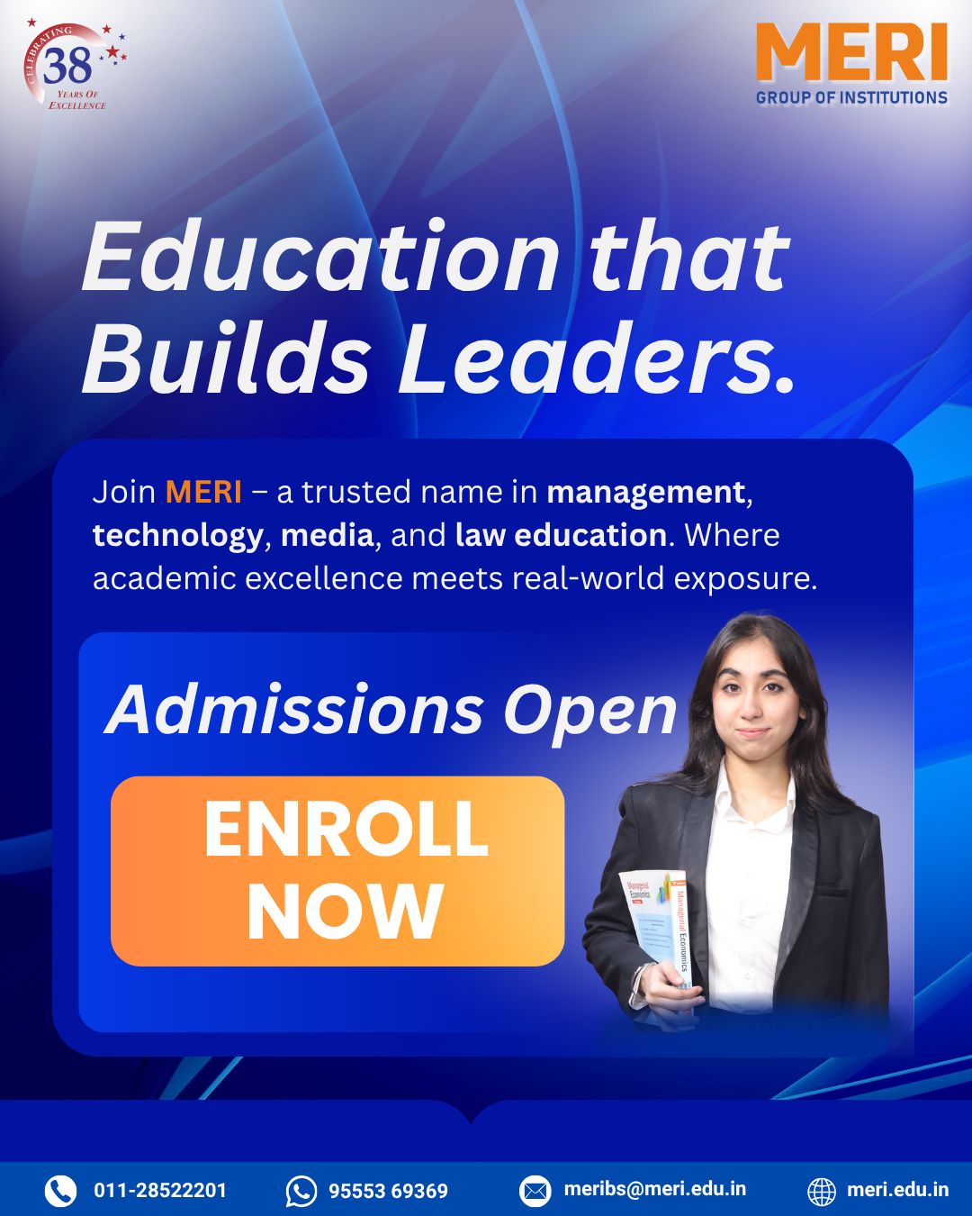 MERI - 🎓 Education that Builds Leaders. 🌟 Experience the... | Facebook