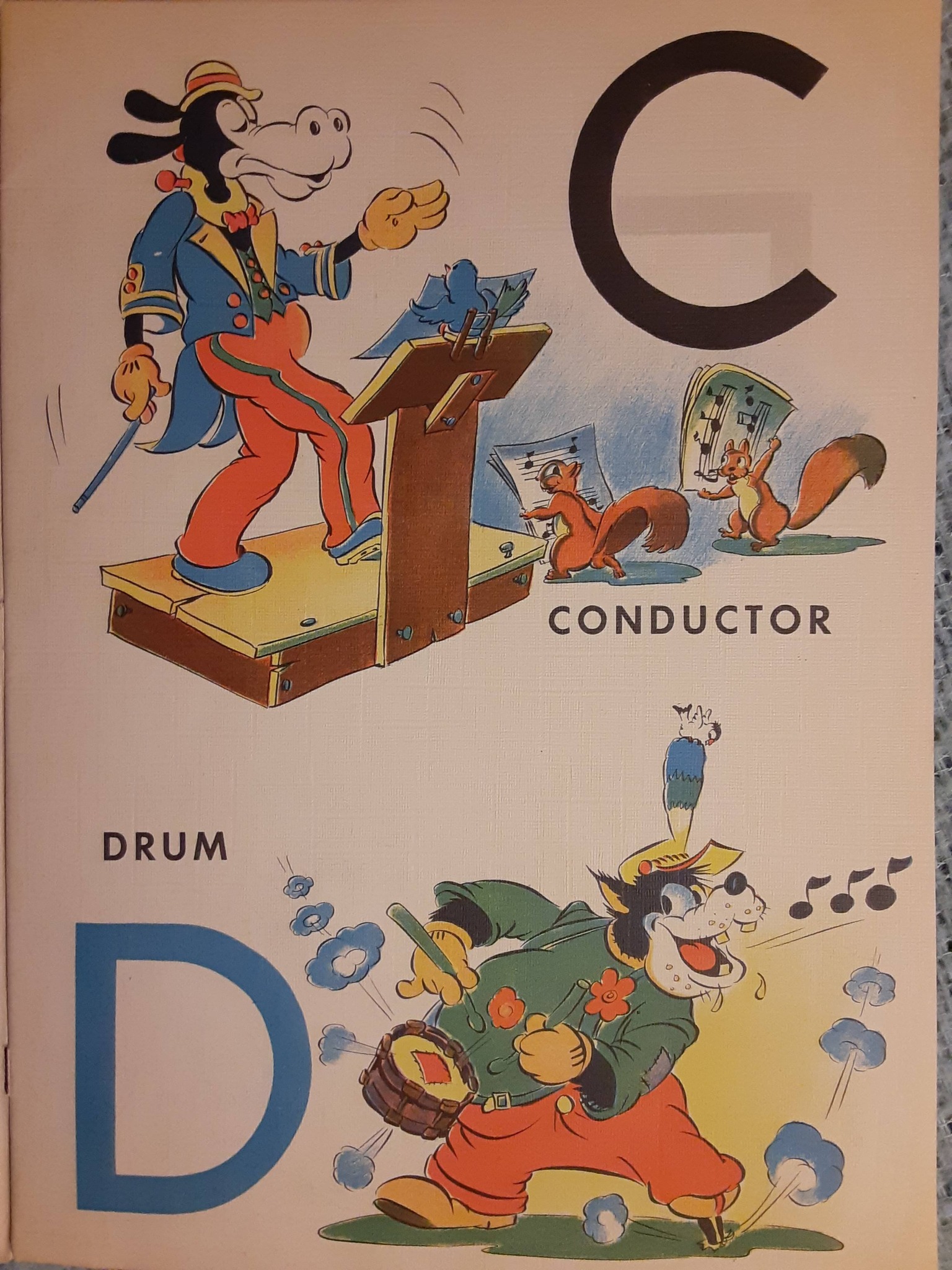 Vintage 1938 Mickey Mouse Alphabet book