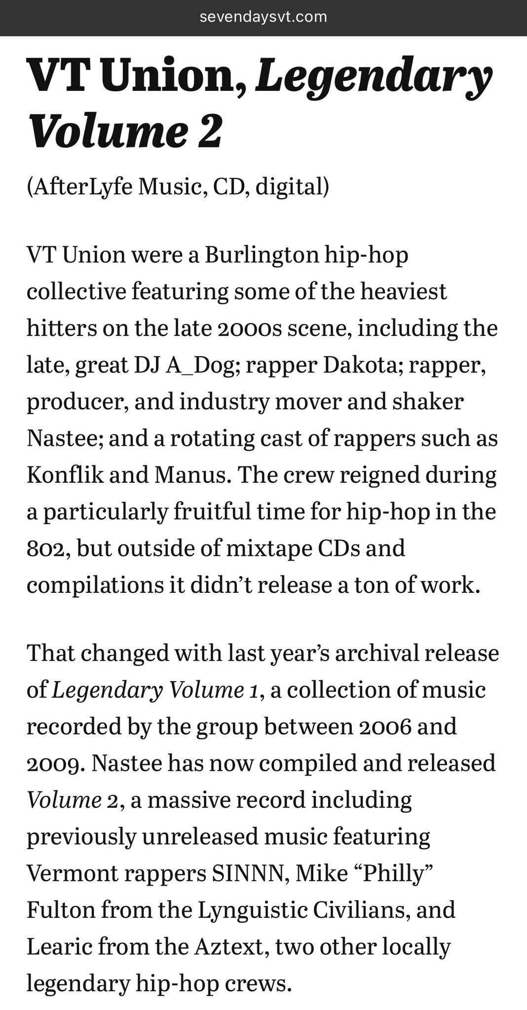 VT Union | Burlington VT