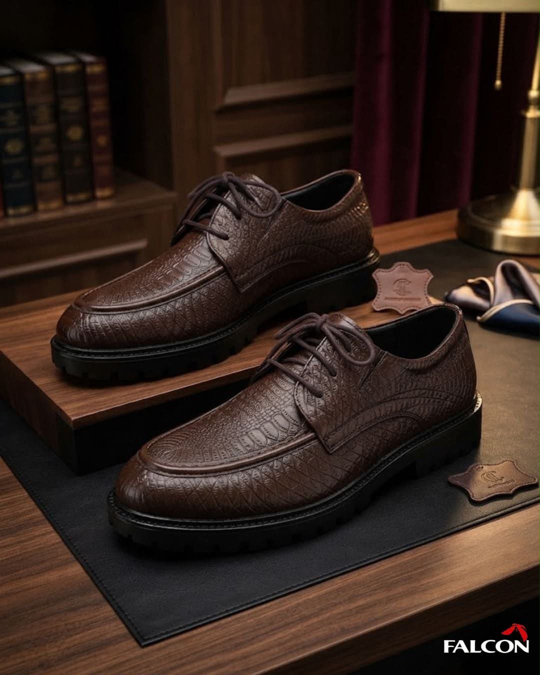 chocolate brown dress shoes for women Falcon Footwear's chunky derbies New in✨ Asymmetric Flare Garb brown that sits with Choose Size:34/30 chocolate brown heels
