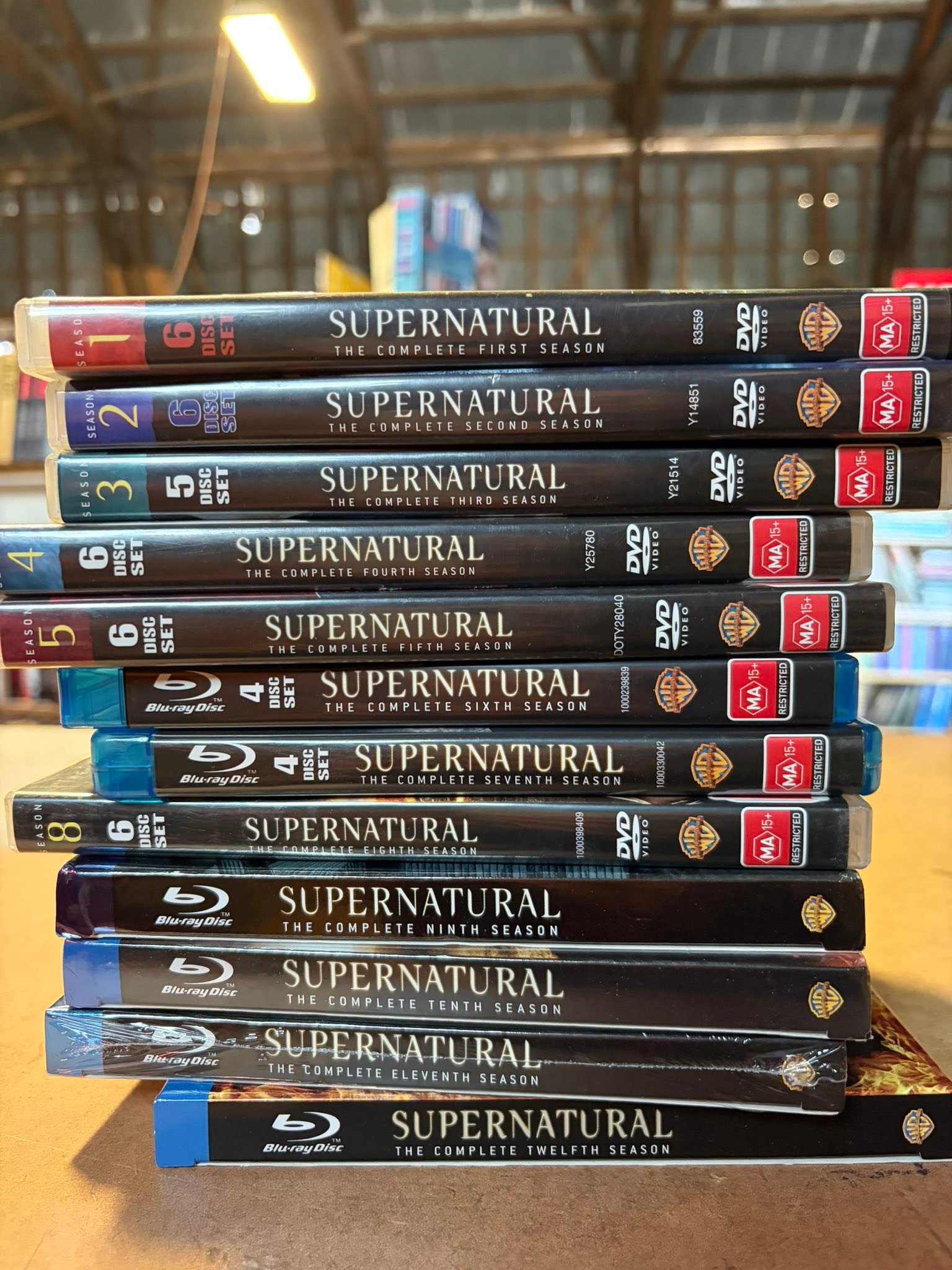 DVD SUPERNATURAL スーパーナチュラル シーズン 1、2、3、4、5、6、7