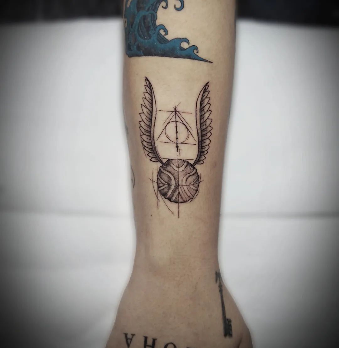 Pomo de ouro da franquia Harry... - El Diablo Ink Tattoo | Facebook