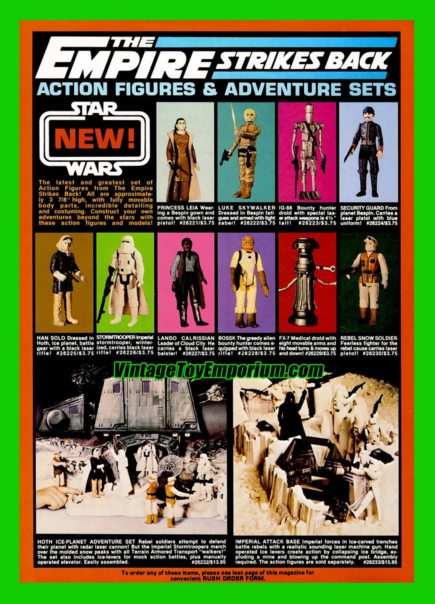 Star Wars The Empire Strikes Back Be Set From Sears 1979 Catalog