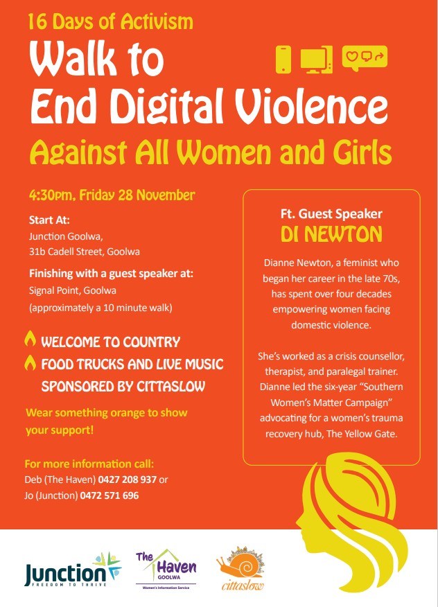 Women's - 16 Days of Activism Walk to End Digital Violence against All ...