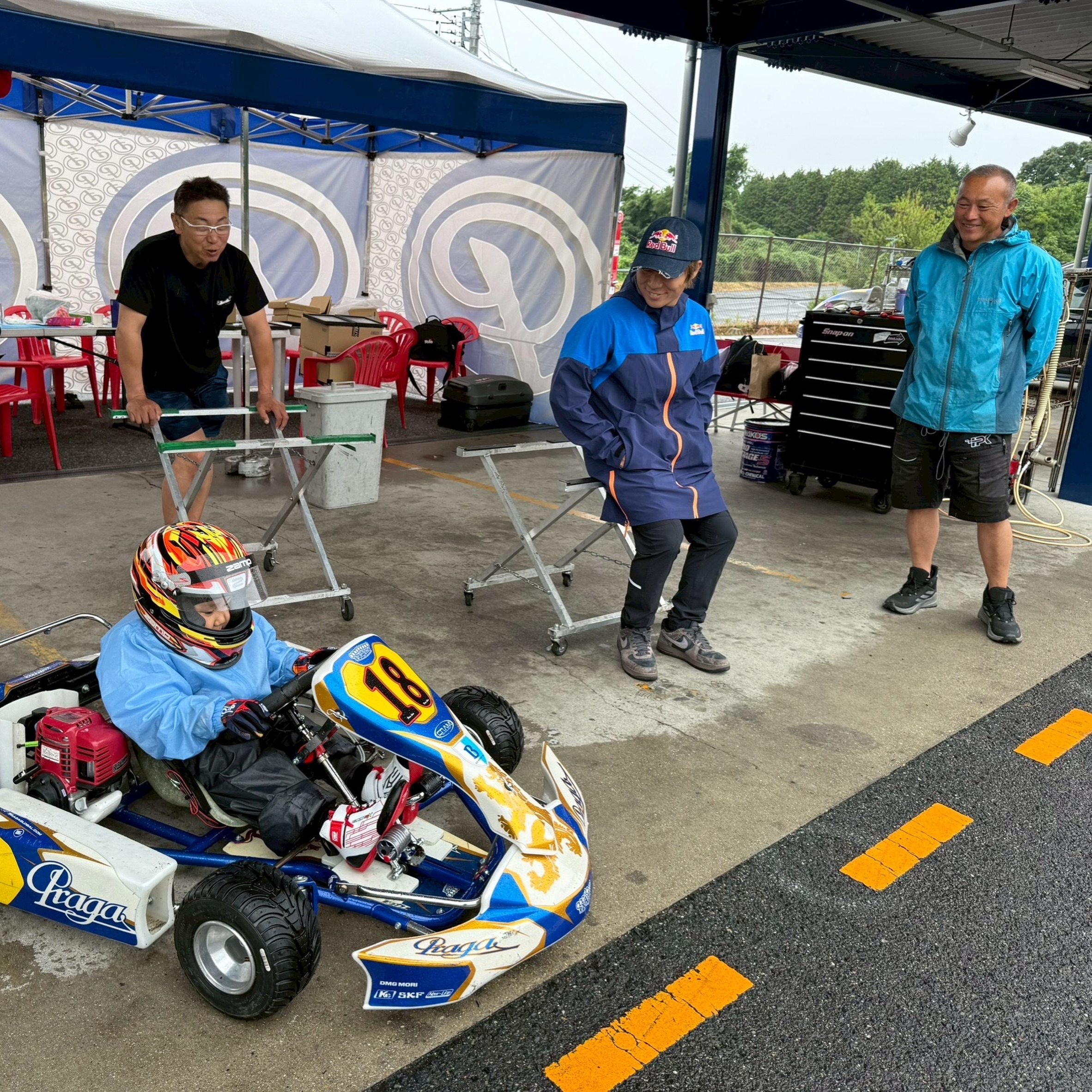 Karting Day for my kids❤️ 念願のカート沢山乗れてよかったね🥹 ぶ