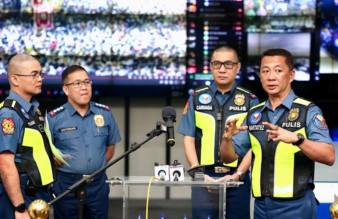 Philippine - LOOK: The Philippine National Police closely monitors the ...