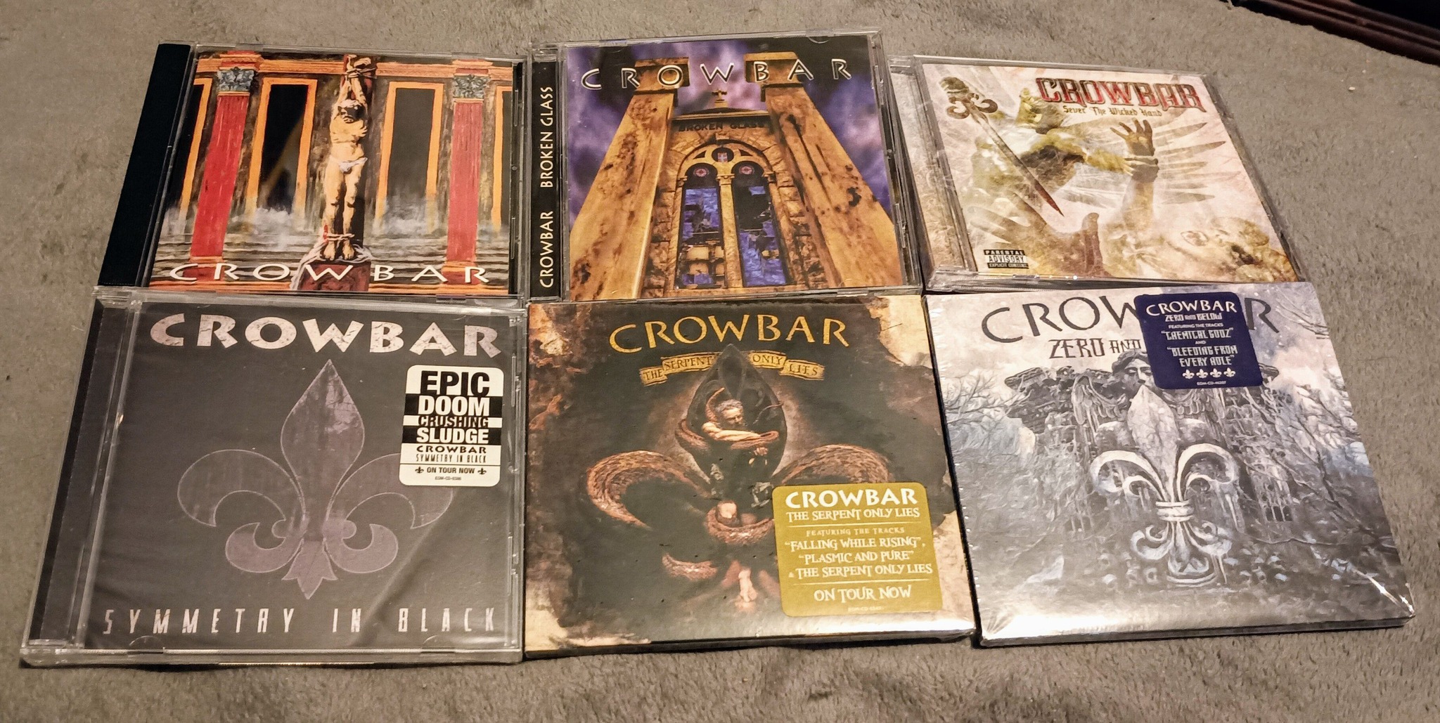 Crowbar released Broken Glass on October 29, 1996.