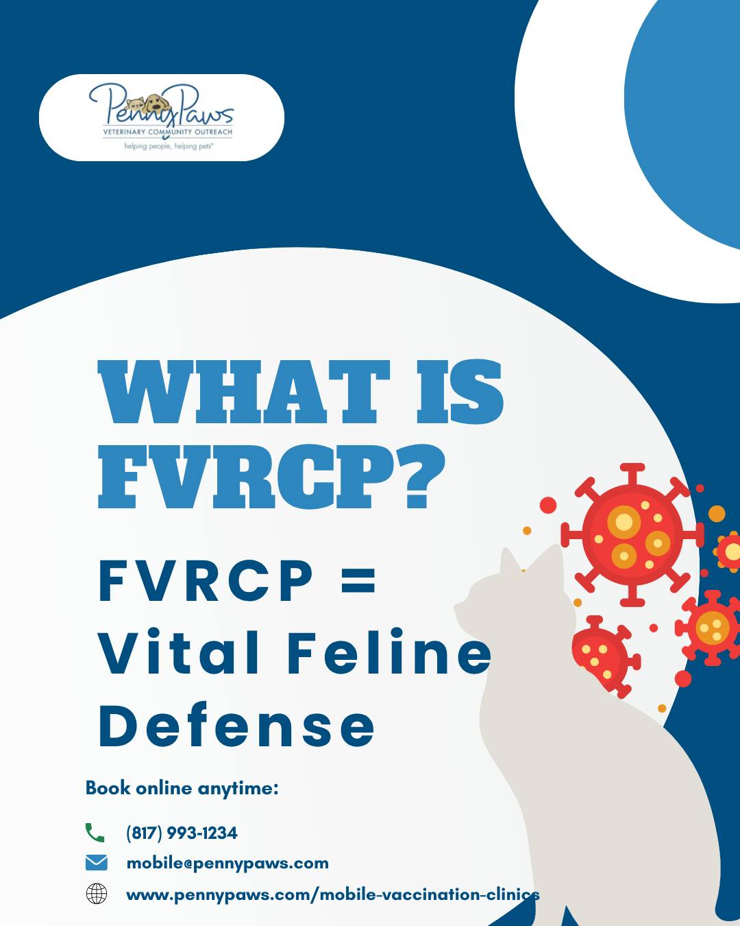 The FVRCP vaccine... - Penny Paws Mobile Vaccination Clinic | Facebook