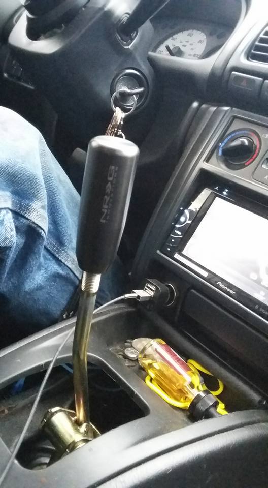 NRG B.A.J Tall Shift Knob Chrome Gold M10X1.5 - Enjuku Racing