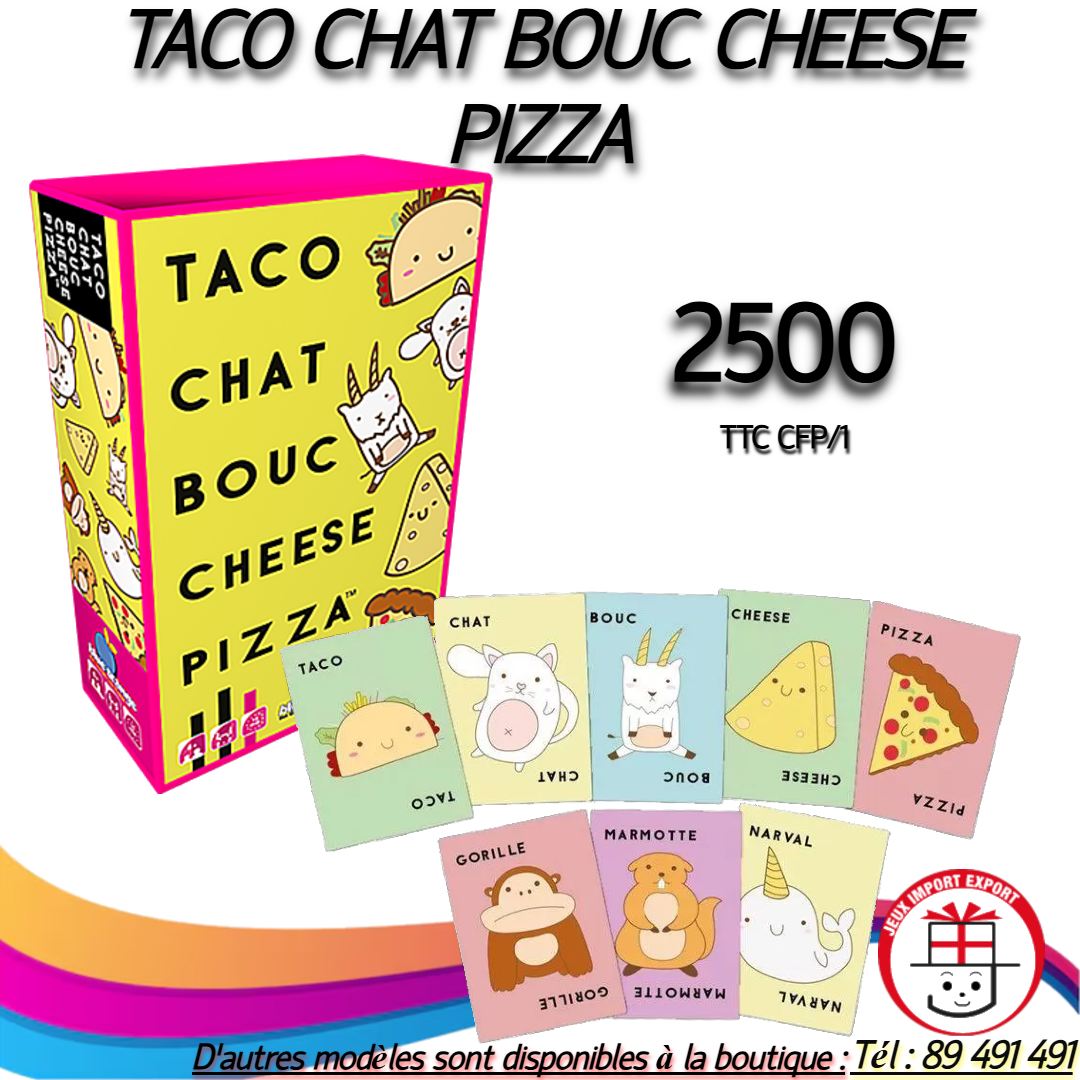 Taco Chat Bouc Cheese Pizza: Jeu De Défausse Farfelu Et Frénétique - La Grande Récré