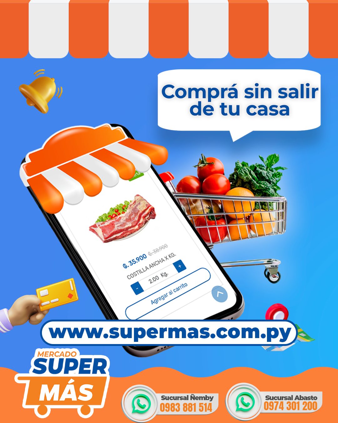SuperMás - En Mercado Supermás comprás sin salir de casa 🤩 Contamos con ...