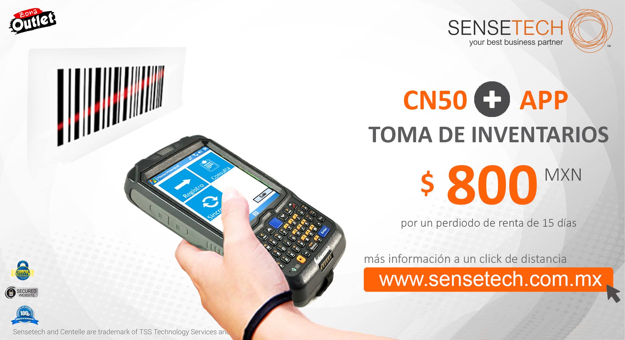 Sensetech - #ZonaOutlet Terminal #Intermec CN50 +... | Facebook