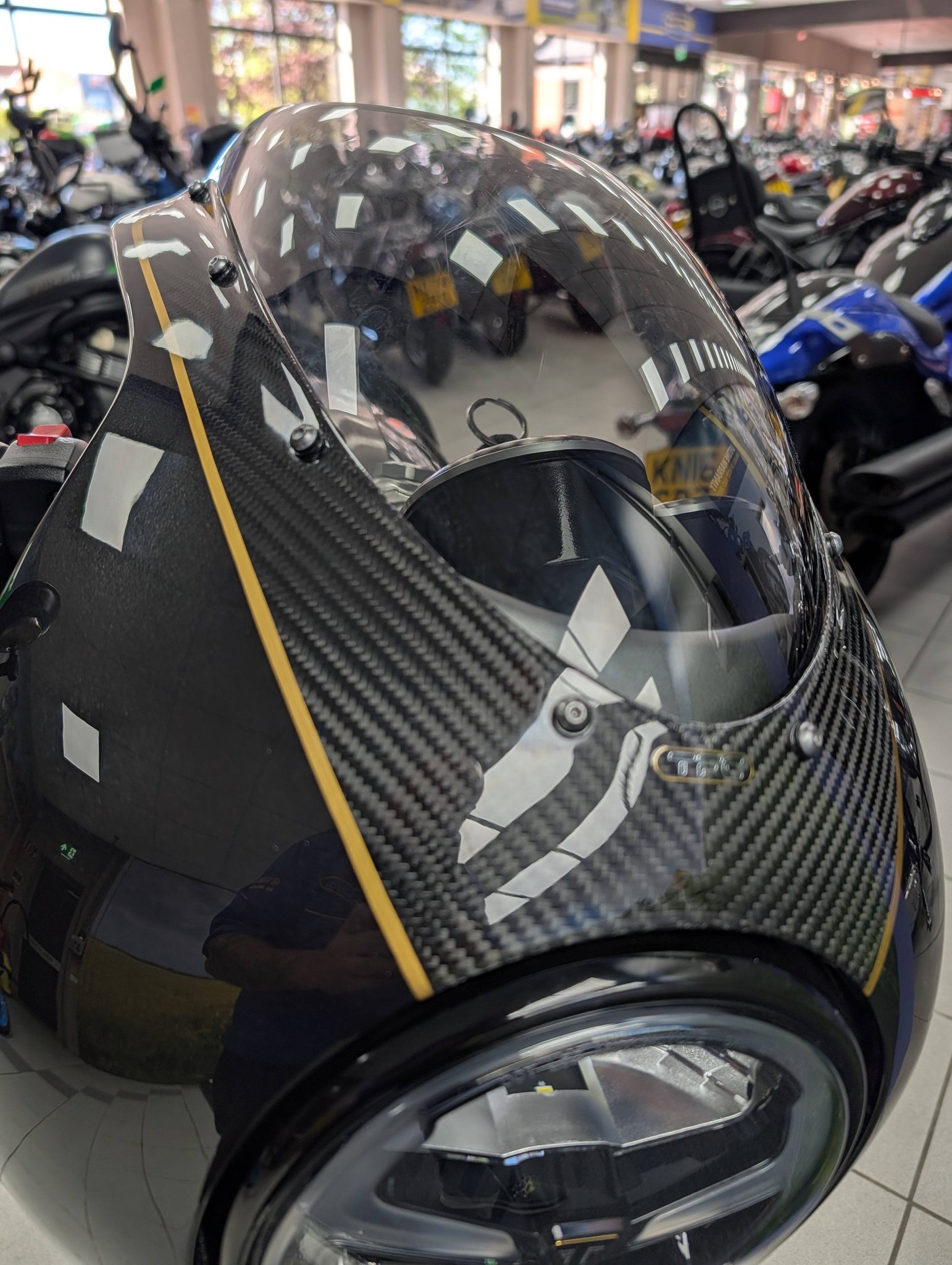 This awesome Triumph Truxton 1200 TFC number 123 out 750, Ohlins 