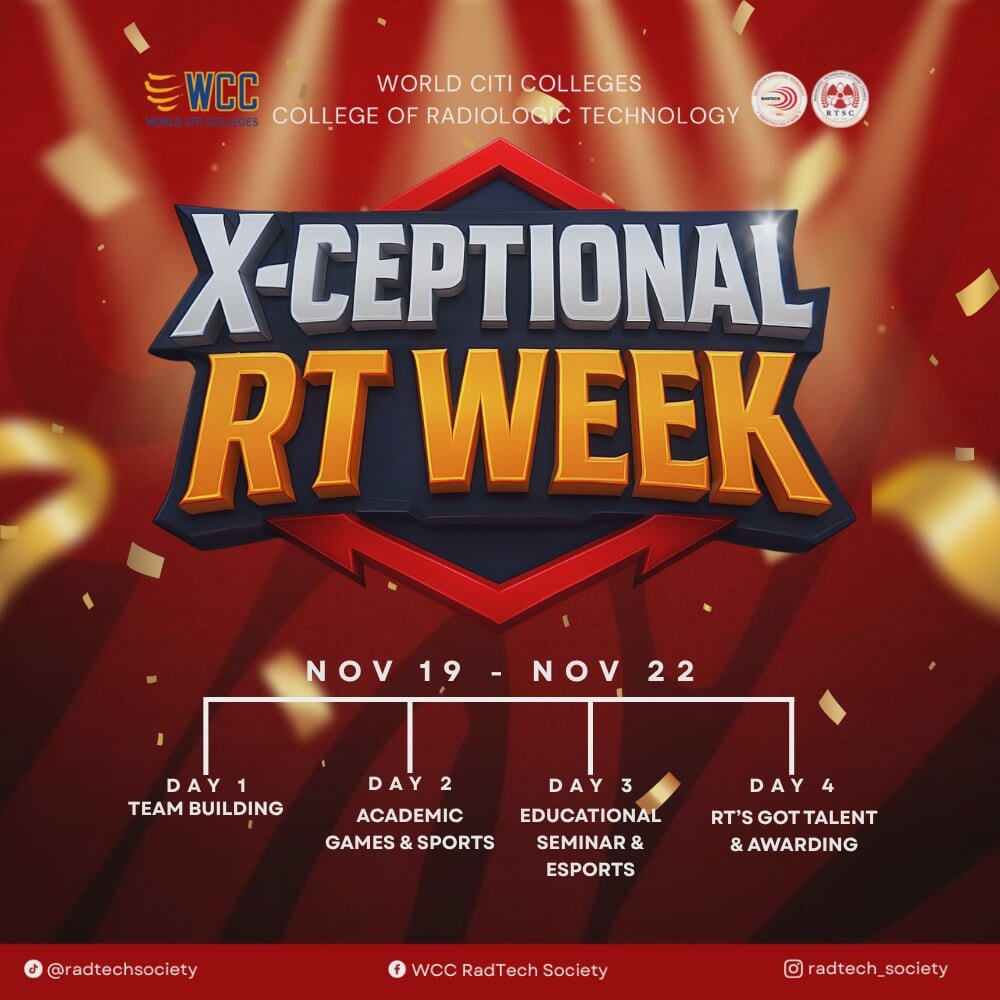 🩻🔥 𝗫-𝗰𝗲𝗽𝘁𝗶𝗼𝗻𝗮𝗹 𝗥𝗧 𝗪𝗲𝗲𝗸 𝟮𝟬𝟮𝟱 𝗶𝘀... - WCC Rad Tech Society | Facebook