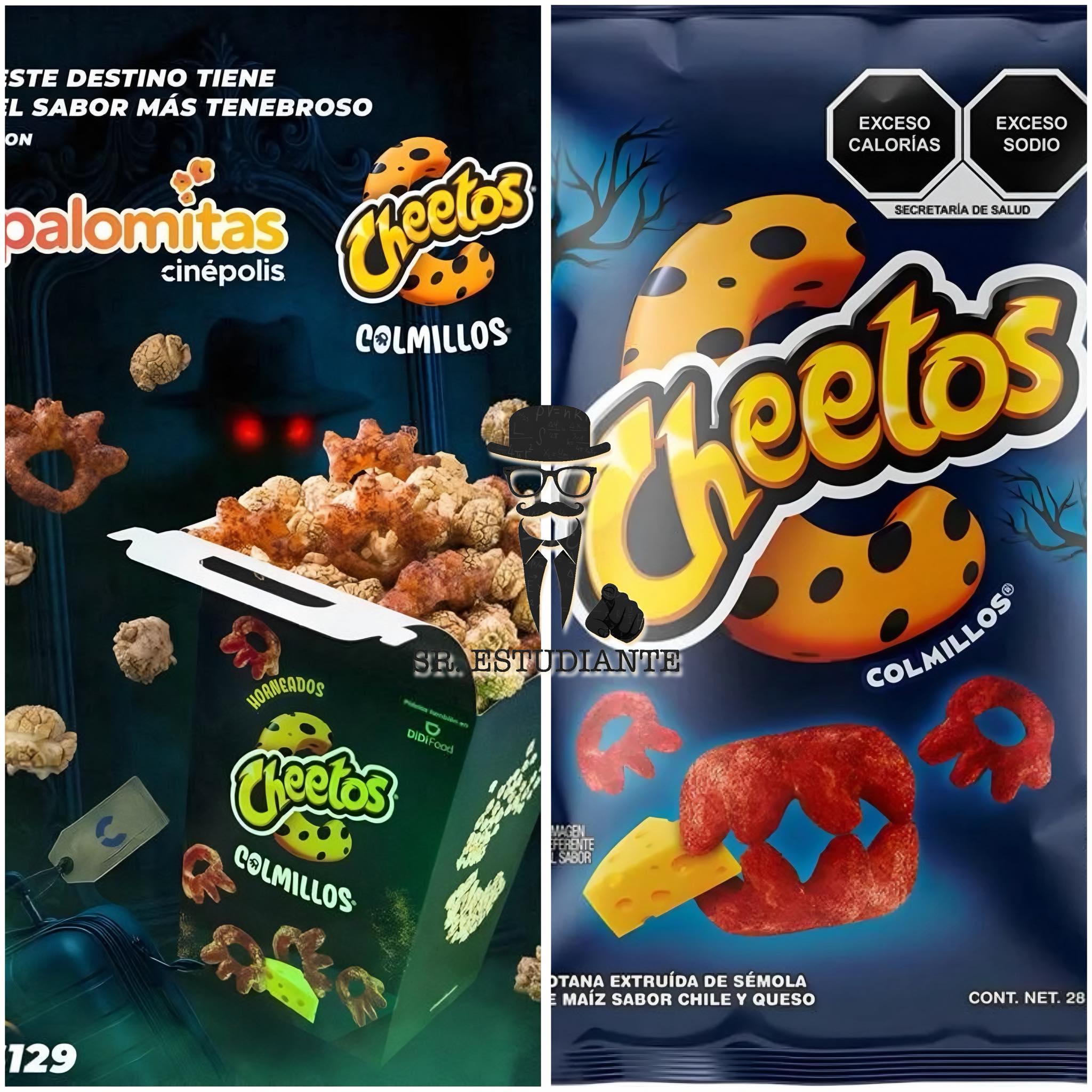 Sr. - ¡Y AHORA UN POEMA!🍿🎬 Las nuevas palomitas con Cheetos Colmillos ...