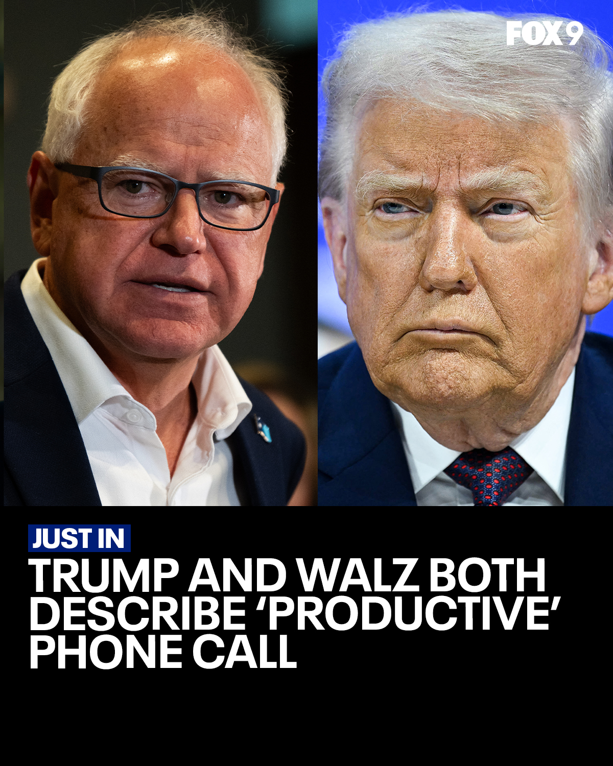 Fox - President Donald Trump and Minnesota Governor Tim Walz spoke by ...