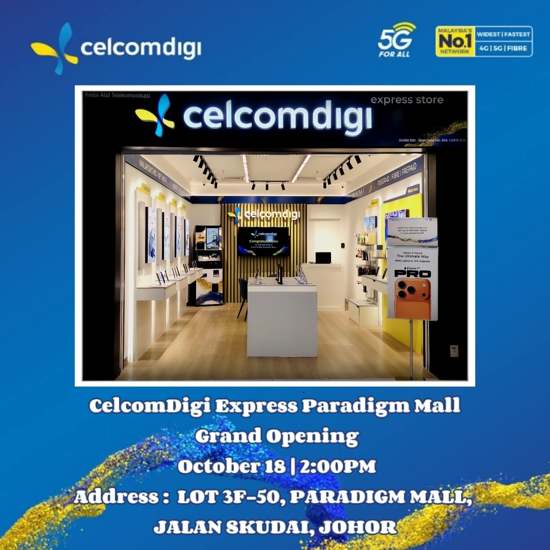 Digi Store Express - Paradigm Mall JB | Johor Bahru