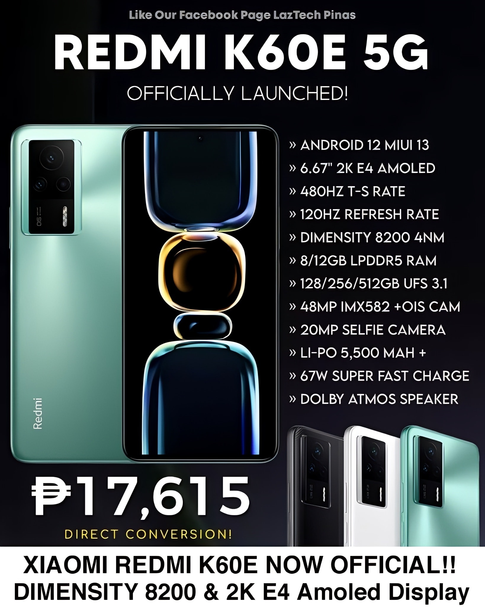 Redmi K50 Gaming Edition with 120W fast charging now official
