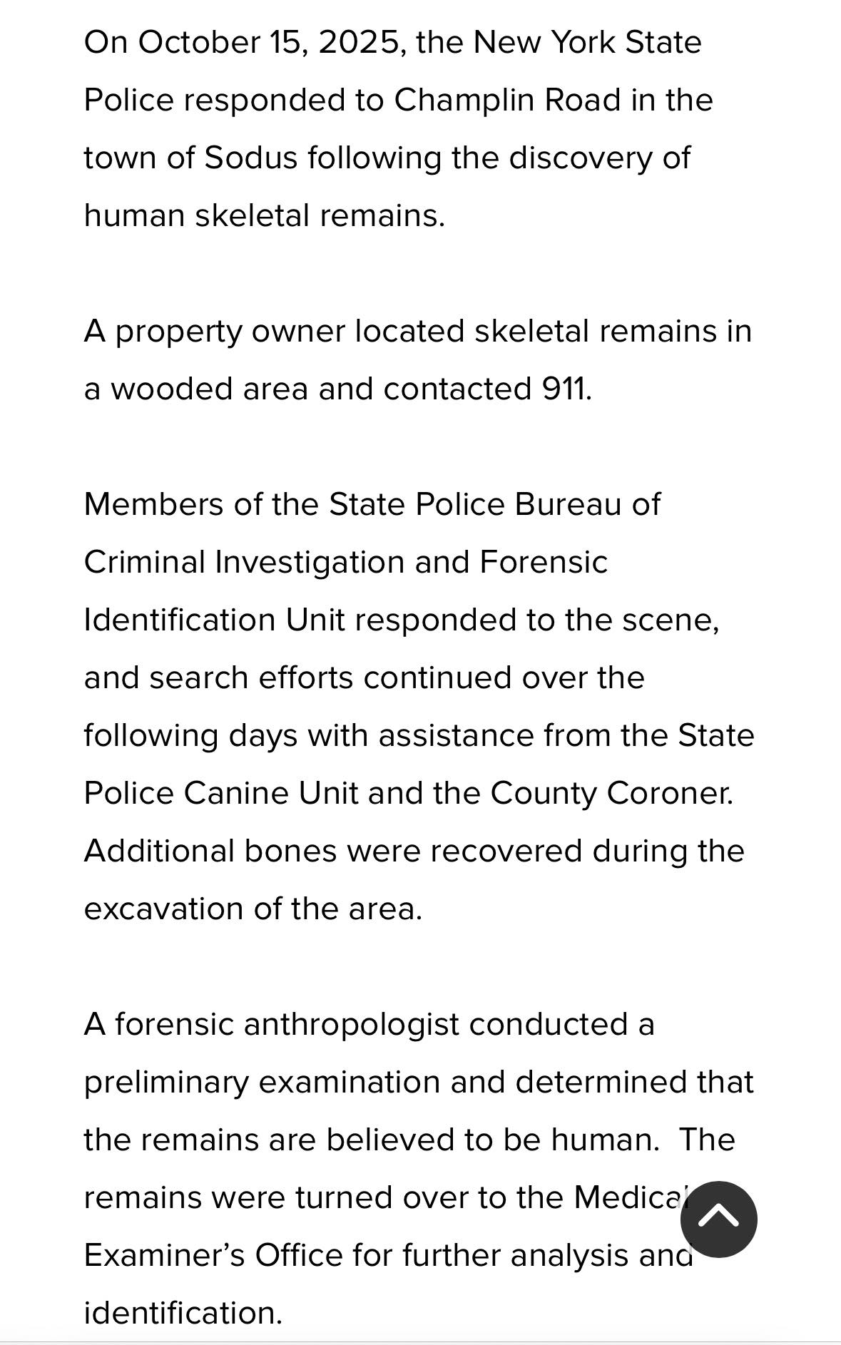 Nikki - BREAKING: State Police confirm skeletal remains have been found ...