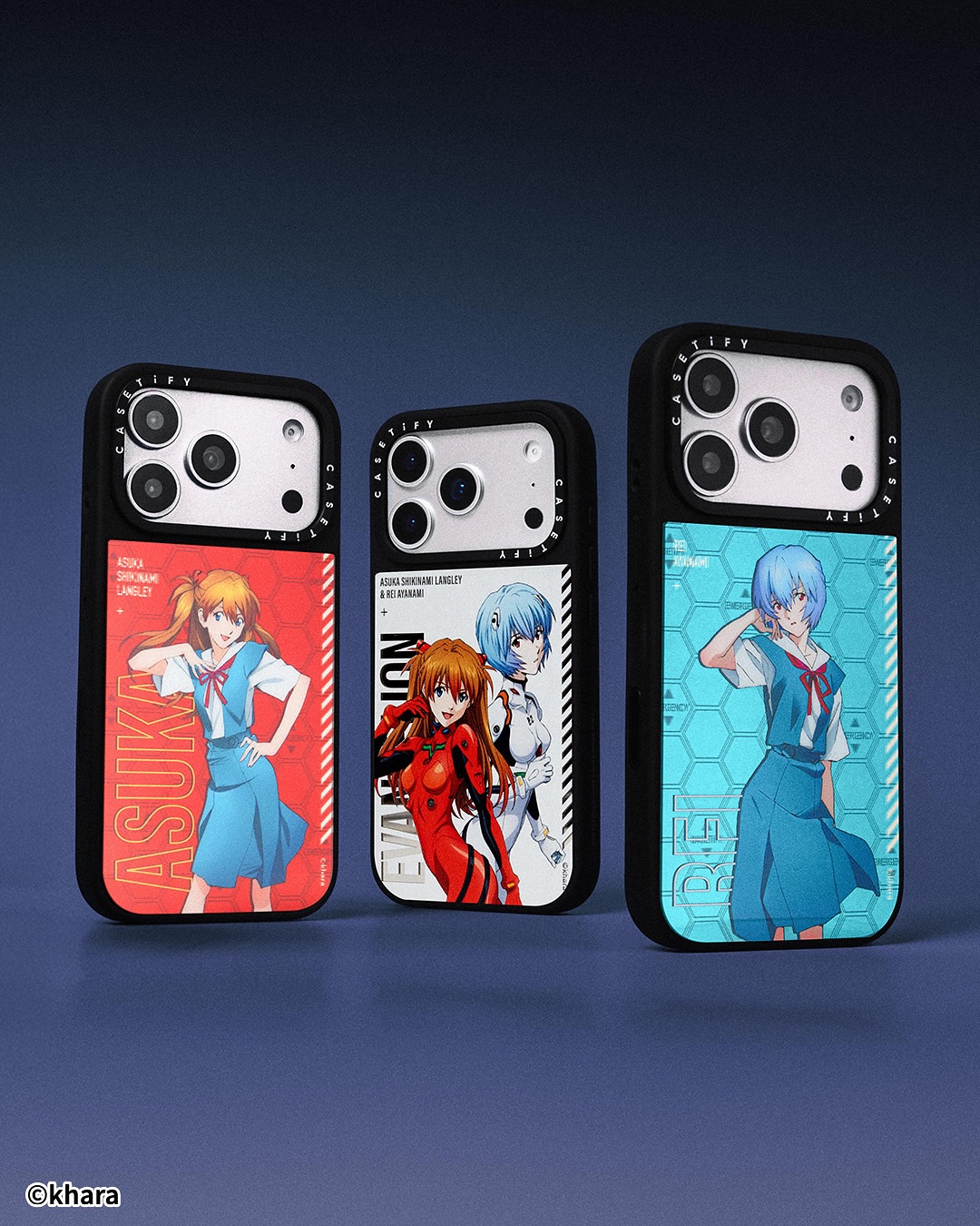 EVANGELION x CASETiFY continues. From pilots to Angels, the world