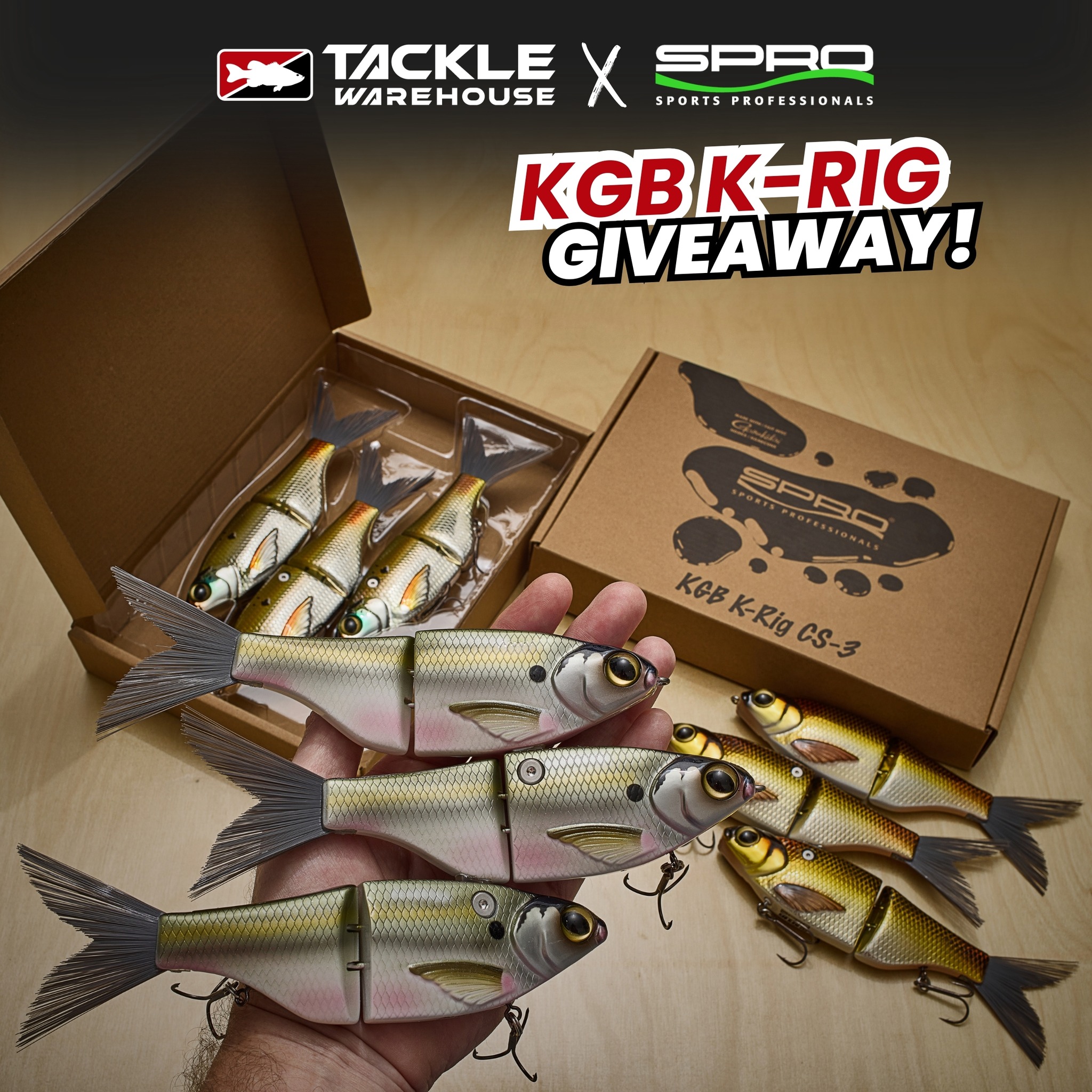 🎣SPRO KGB K-RIG GIVEAWAY🎣 - Capitalize... - Tackle Warehouse | Facebook