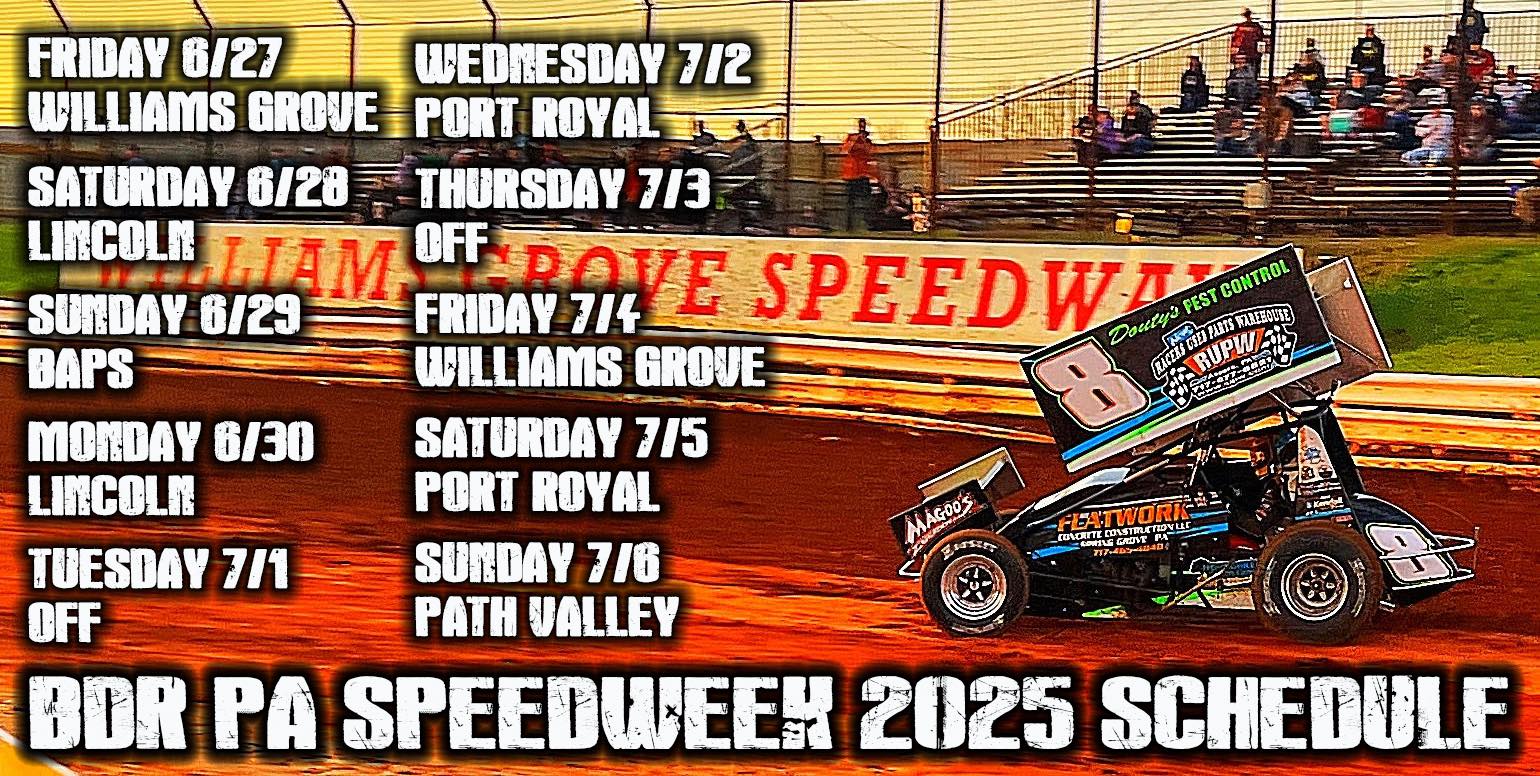 Billy - 🚨 IT'S ALMOST HERE! 🚨 🔥 PA SPEEDWEEK 2025 is coming in hot with ...