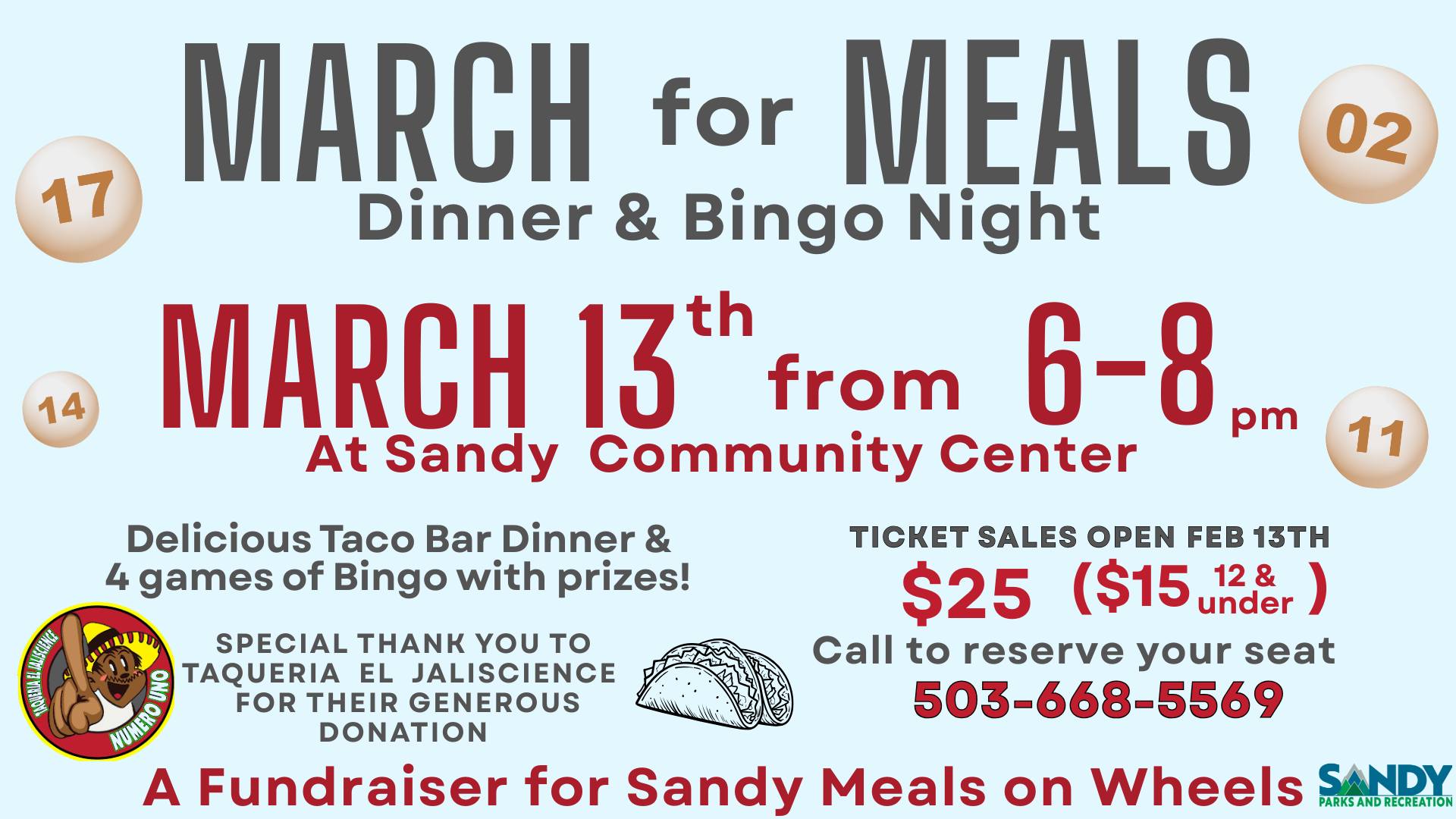 🍽️ March for... - City of Sandy, Oregon – City Government | Facebook