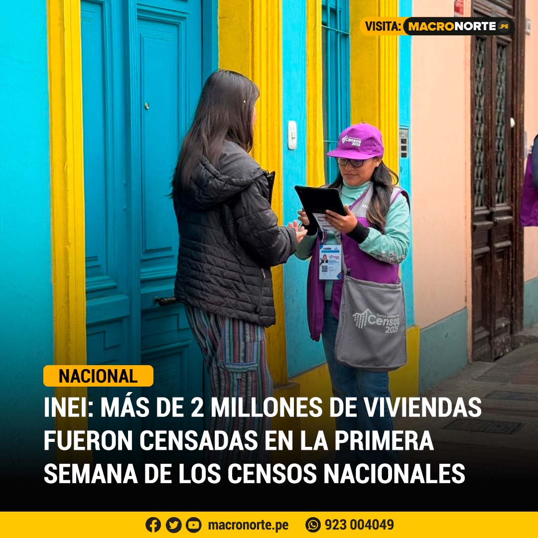 Macronorte.pe - #Nacional | A una semana del inicio de los Censos ...