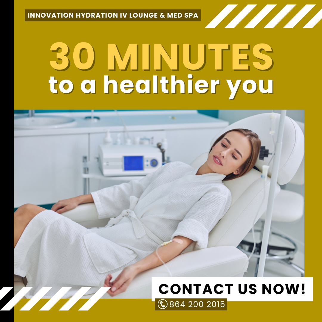 Innovation Hydration IV Lounge & Med Spa - While getting an IV Therapy ...