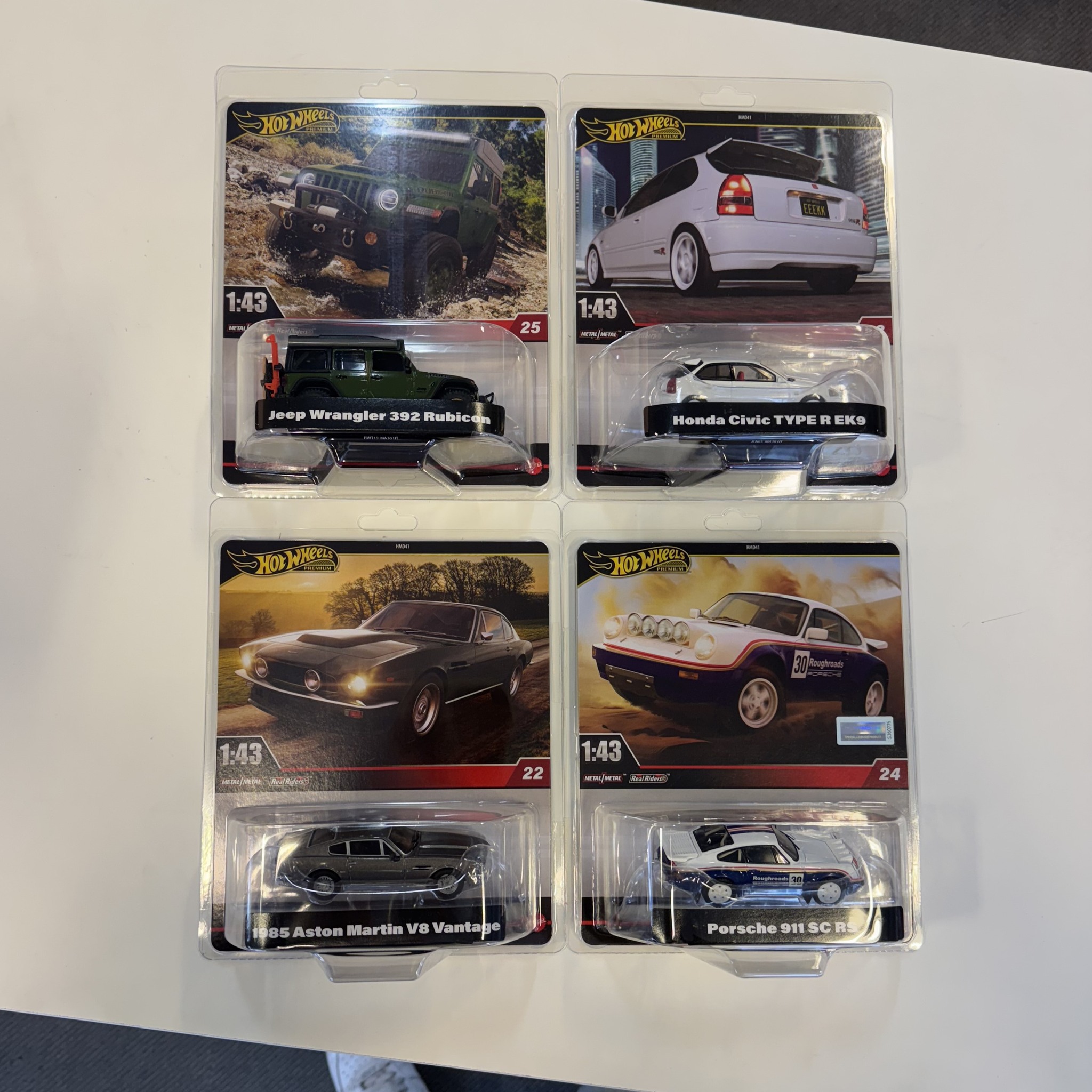 Hot wheels premium model cars