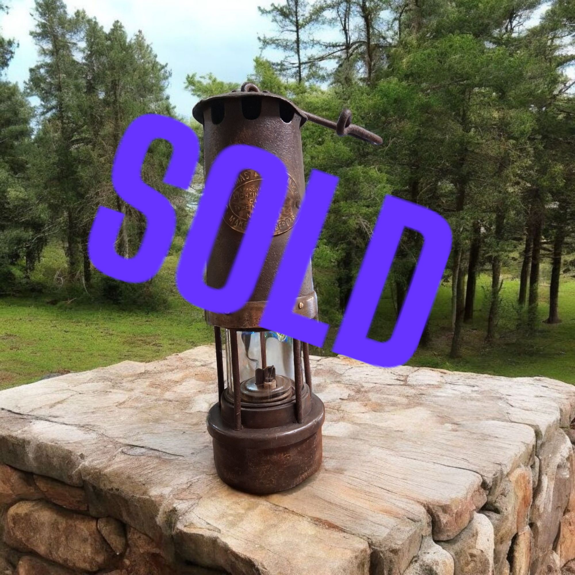 What is a fair price for an E Thomas & Williams Welsh miners lamp?