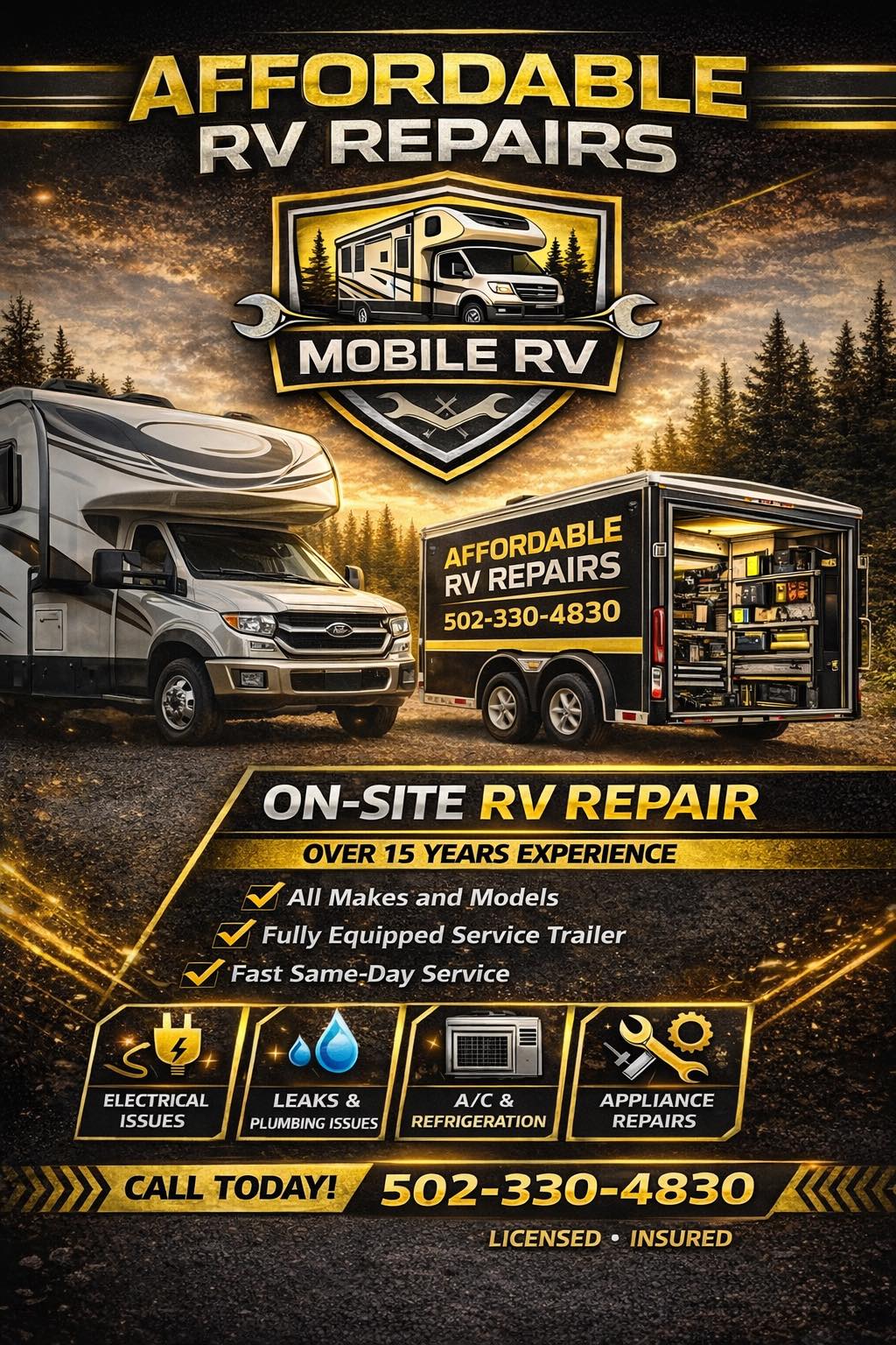 Affordable Rv & Camper Repair | Lawrenceburg KY