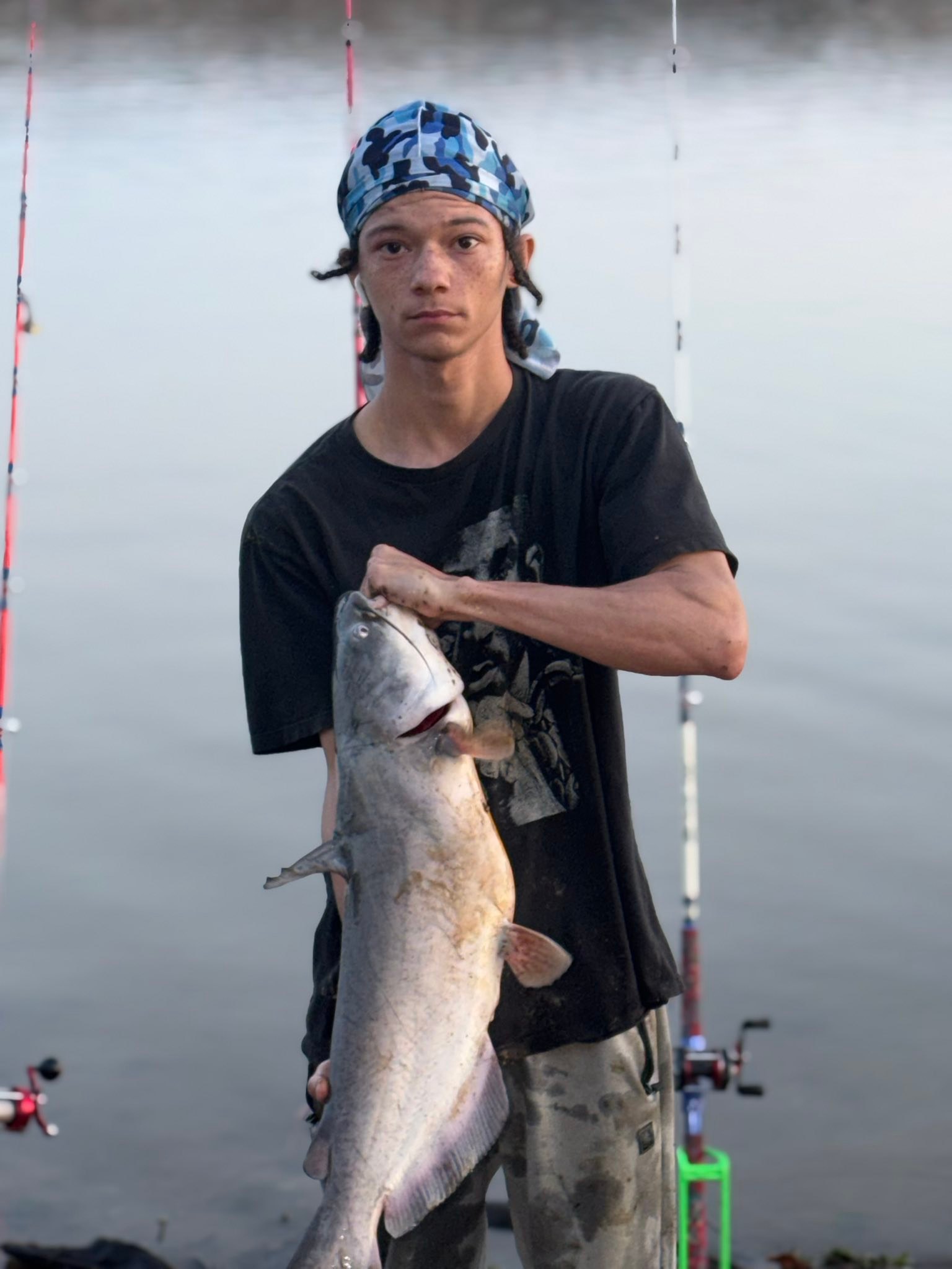 bandana fishing pole Headhunter Nomad Roller Polespear – Florida Freedivers thats why you need expert Cassie Childs Photography Fishing mini