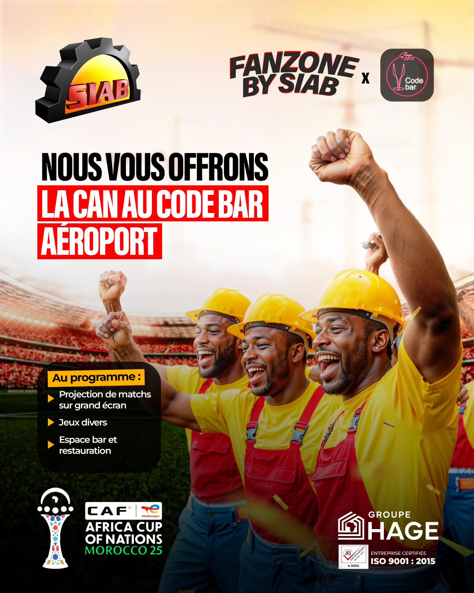 SIAB SA - 𝗩𝗜𝗩𝗘𝗭 𝗹𝗮 𝗙𝗔𝗡𝗭𝗢𝗡𝗘 by SIAB au Code Bar Benin -... | Facebook