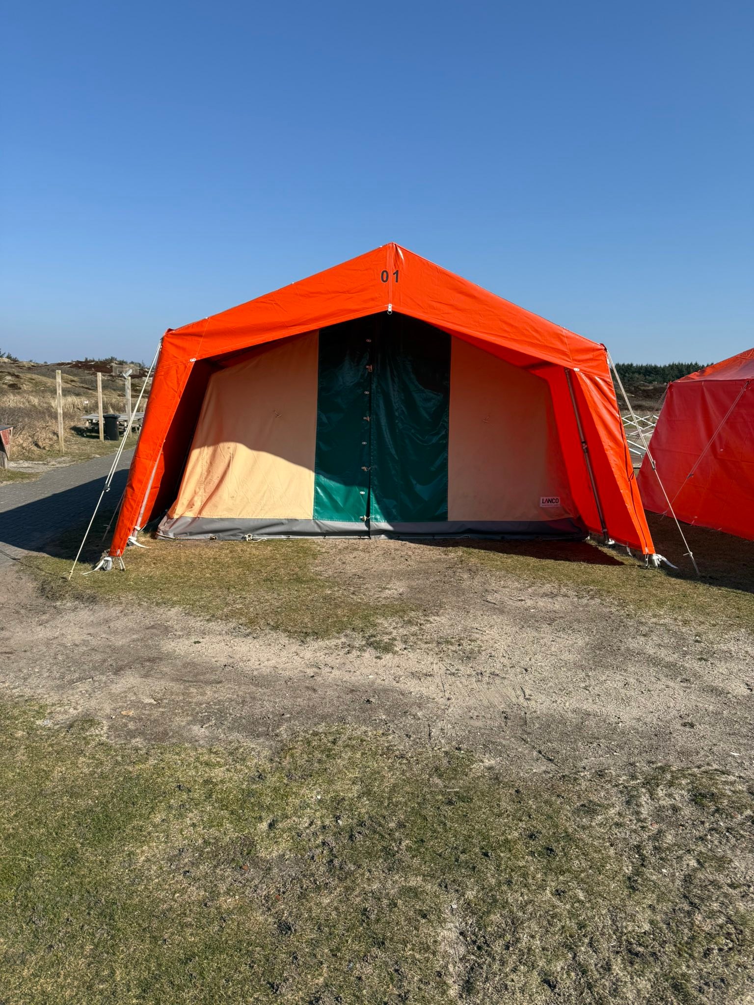 kombinierbare zelte TentHome Aufblasbare Camping Wasserdicht Glampingzelt Familienzelt Stehhöhe Luxuszelt mit Pumpe für 2-6 Personen L: 400 x 300 x 210cm Sport & Freizeit 4-Way Hub Size:1.5