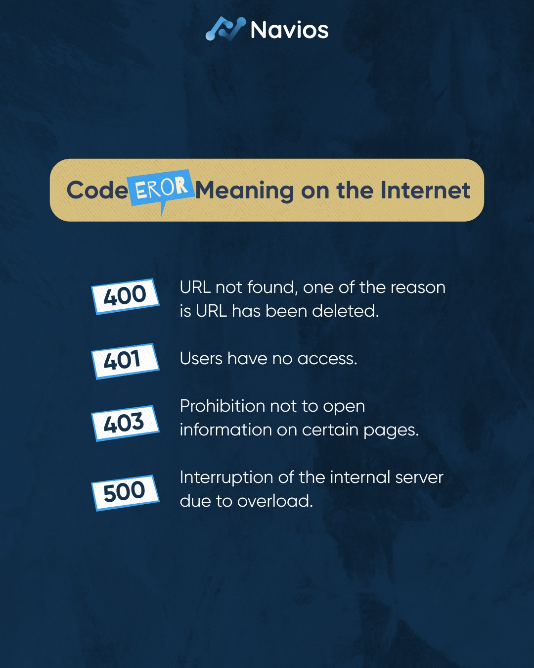 Navios Australia - Have you ever experienced an error code? #ErrorCode ...