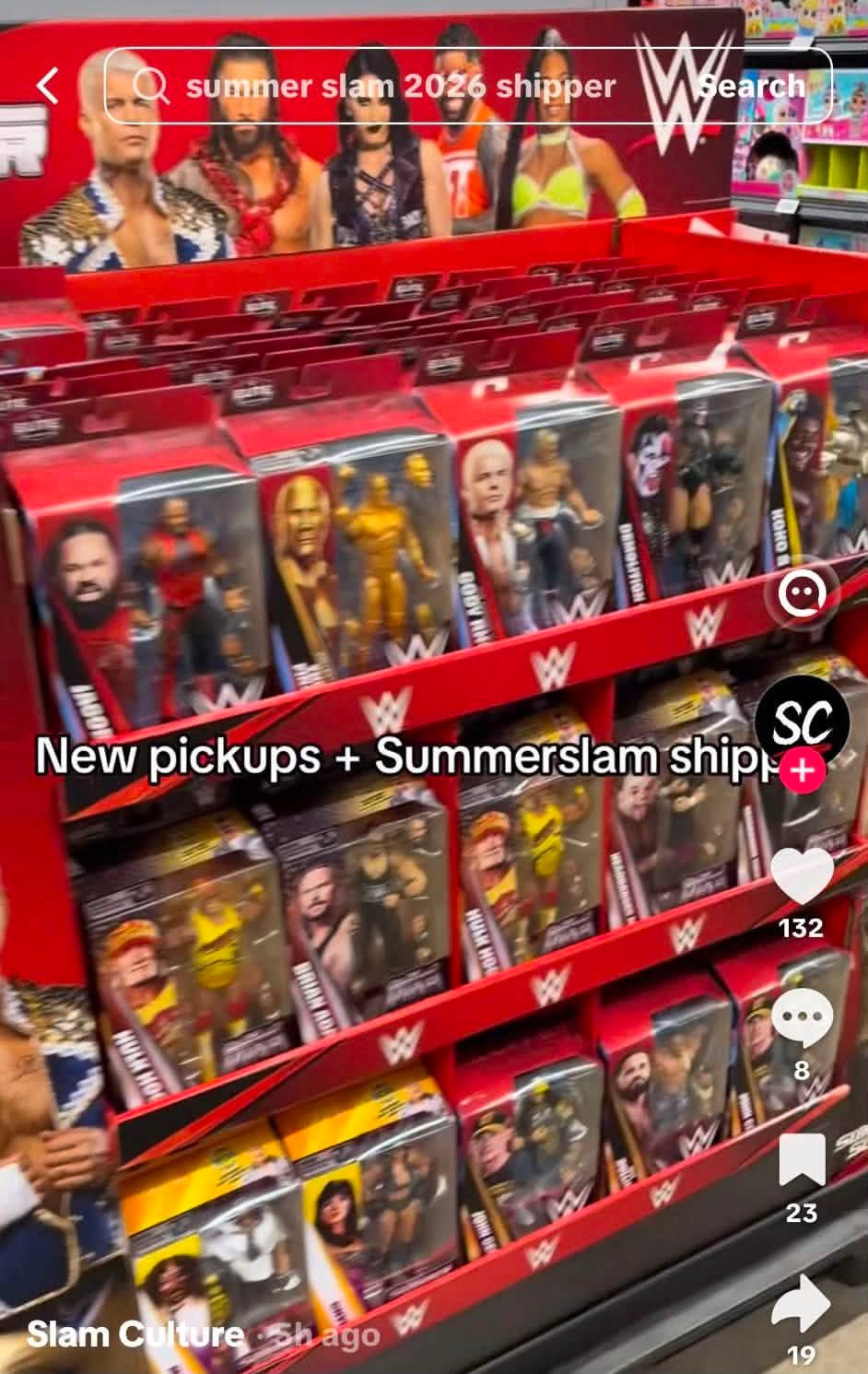 WWE Mattel Summerslam Shippers are showing up at retail👀 Spot