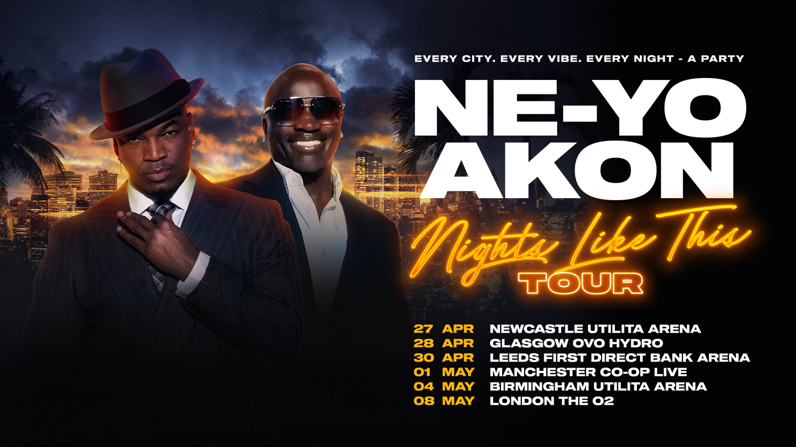JUST ANNOUNCED! NE-YO and AKON are bringing the party to Pine Knob