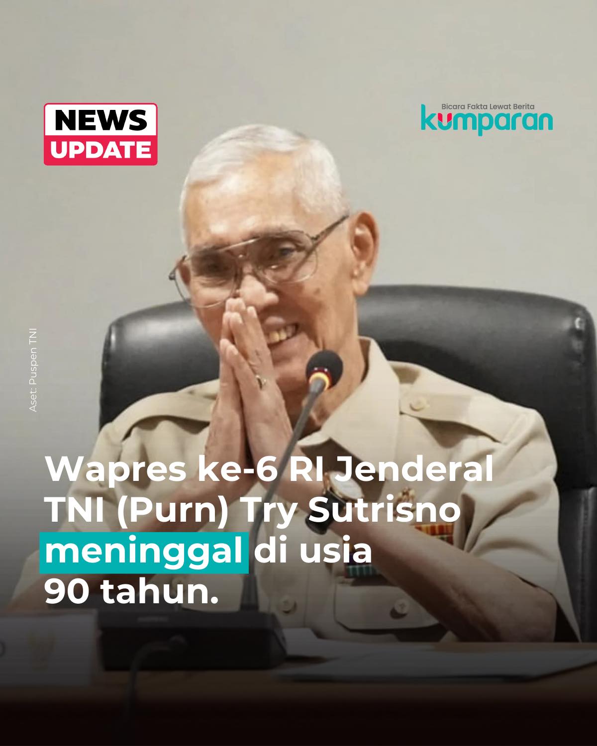 kumparan - Kabar duka datang dari Wakil Presiden ke-6 RI,... | Facebook