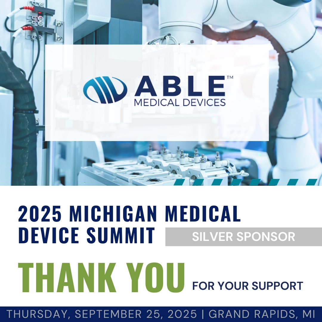 MichBio - We’re excited to recognize Able Medical Devices as a Silver ...