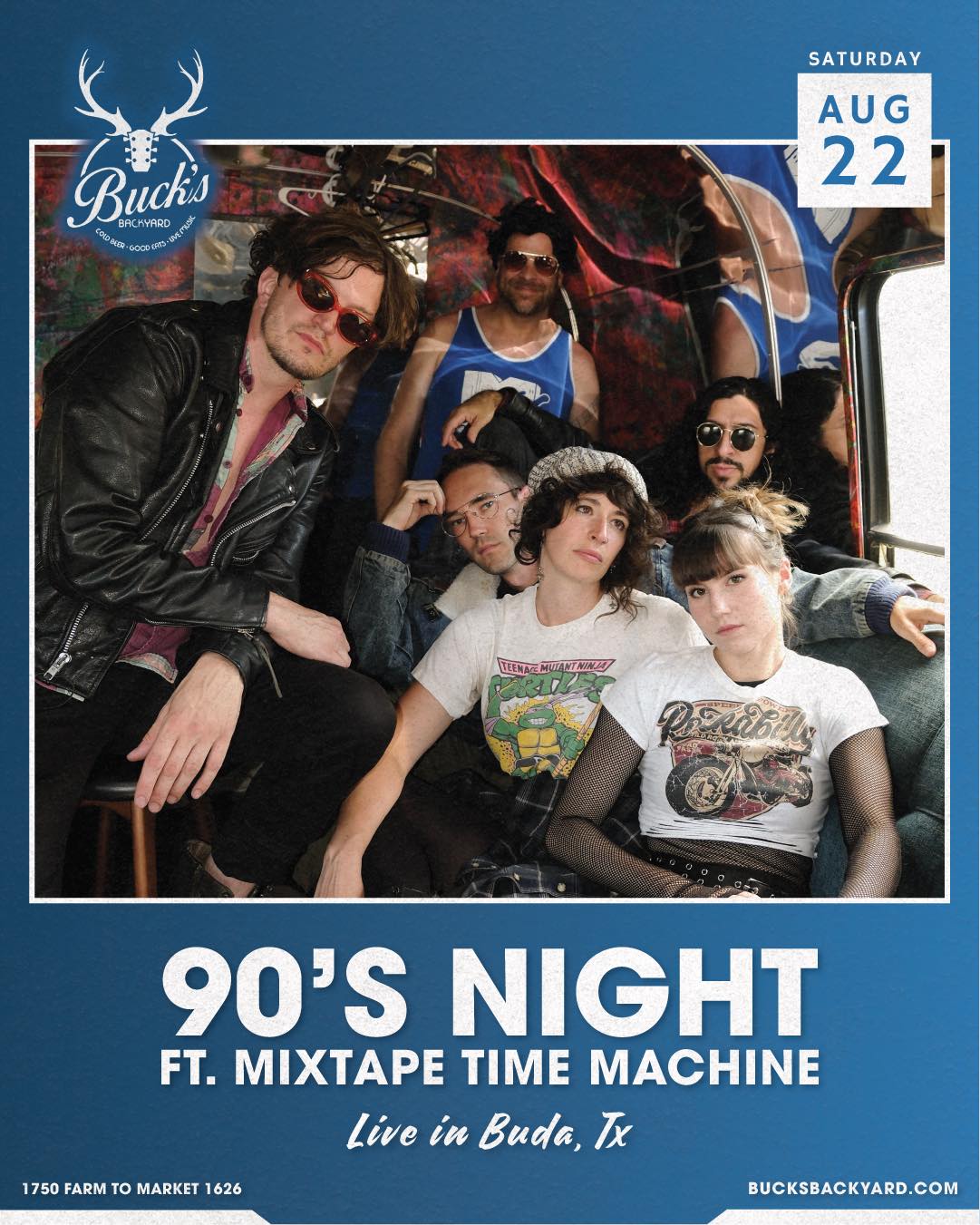Buck's - Just announced 🎉 Dead Love Club will be live at Buck's