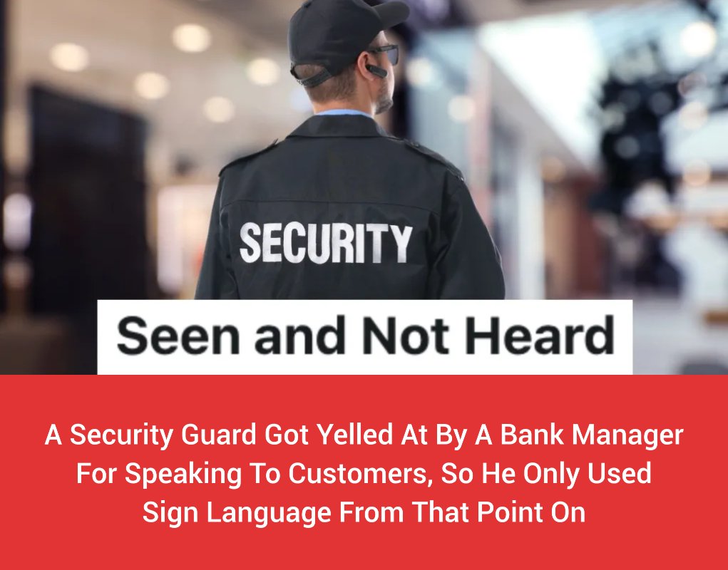 Humans - read 🔗: https://twistedsifter.com/2025/12/a-security-guard-got ...