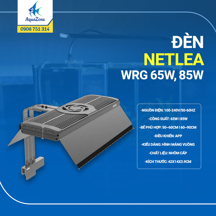 Đèn thủy sinh Netlea WRG... - AquaZone - Siêu Thị Cá Cảnh