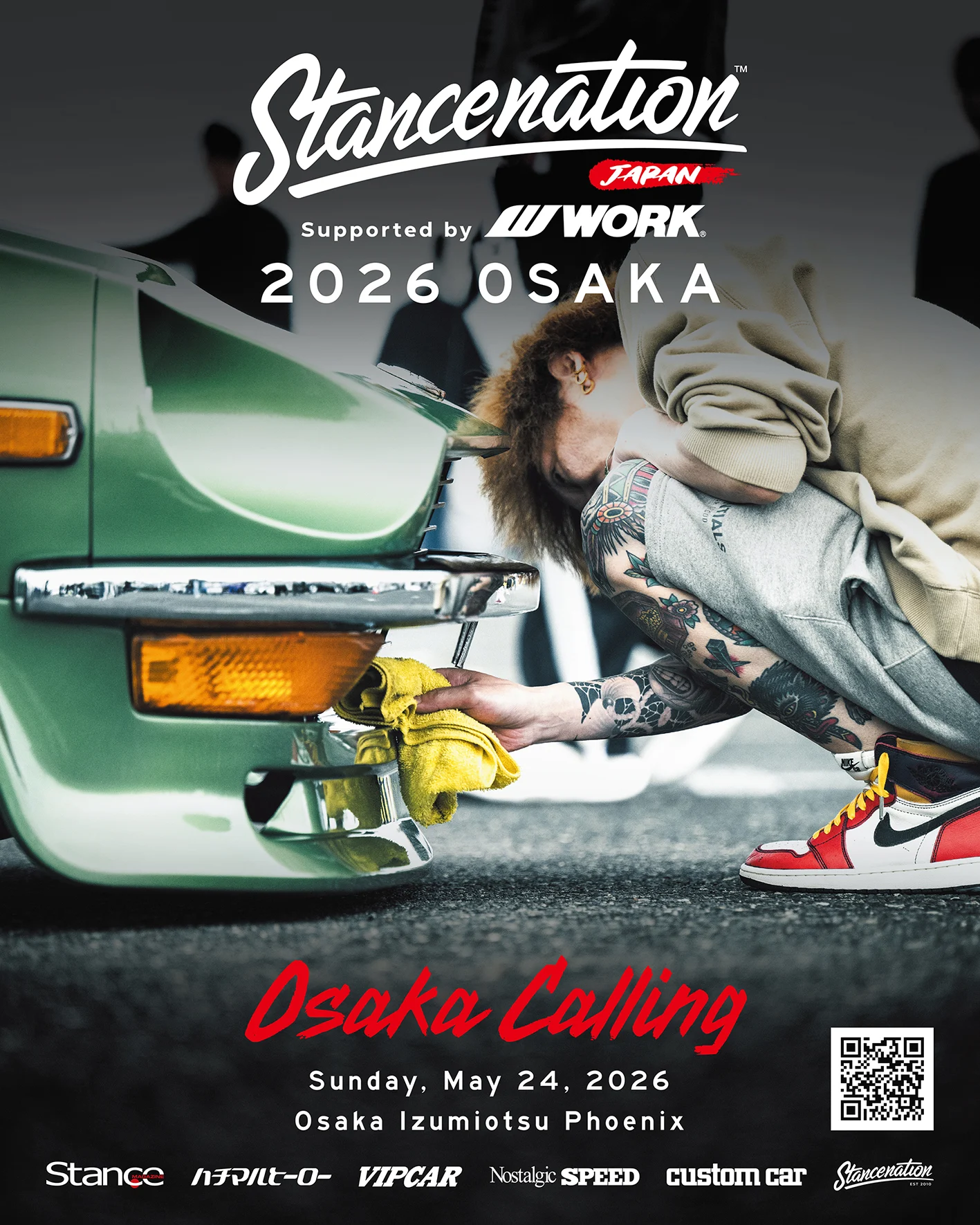 スタンスネーション　限定Tシャツ　STANCE NATION 当時物　車イベント Stancenation Japan