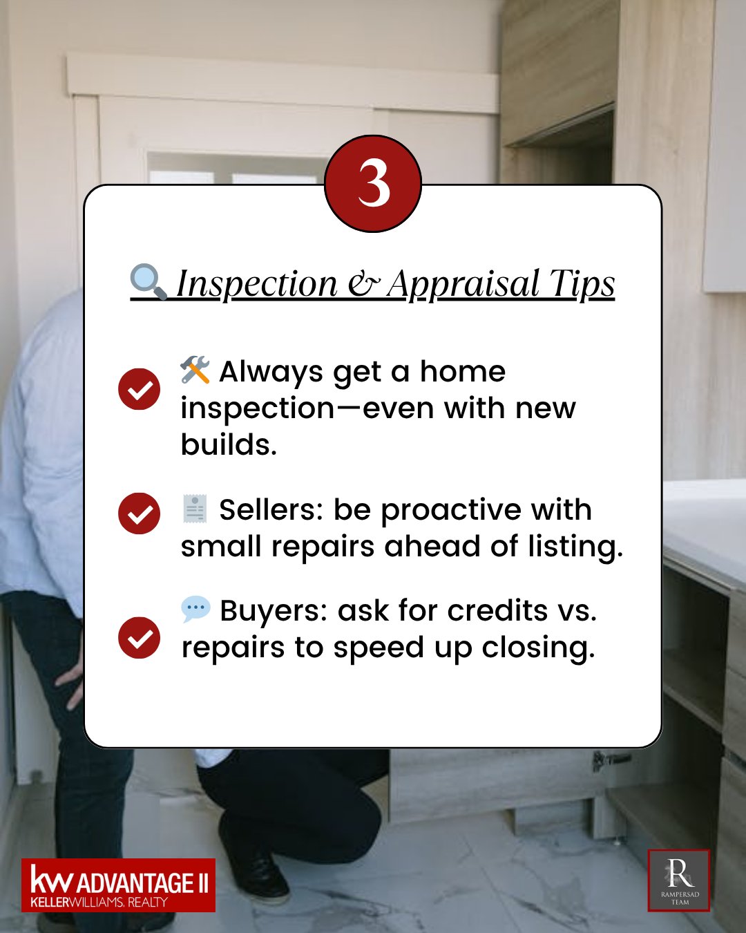 🔍 Tip Tuesday: Inspection & Appraisal Tips Whether you're buying or ...