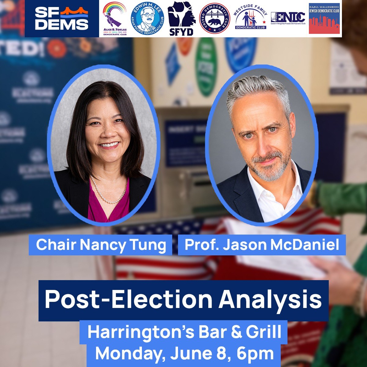We're pleased to announce that San Francisco Democratic Party