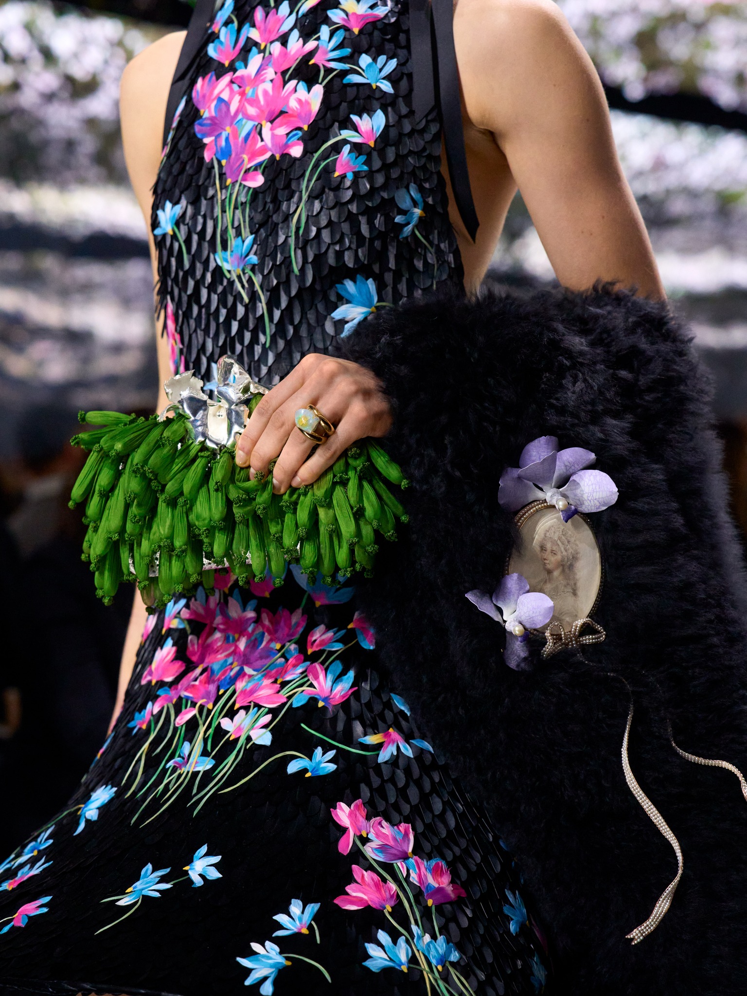 Dior Spring Summer 2026 Haute Couture. 18th-century portrait