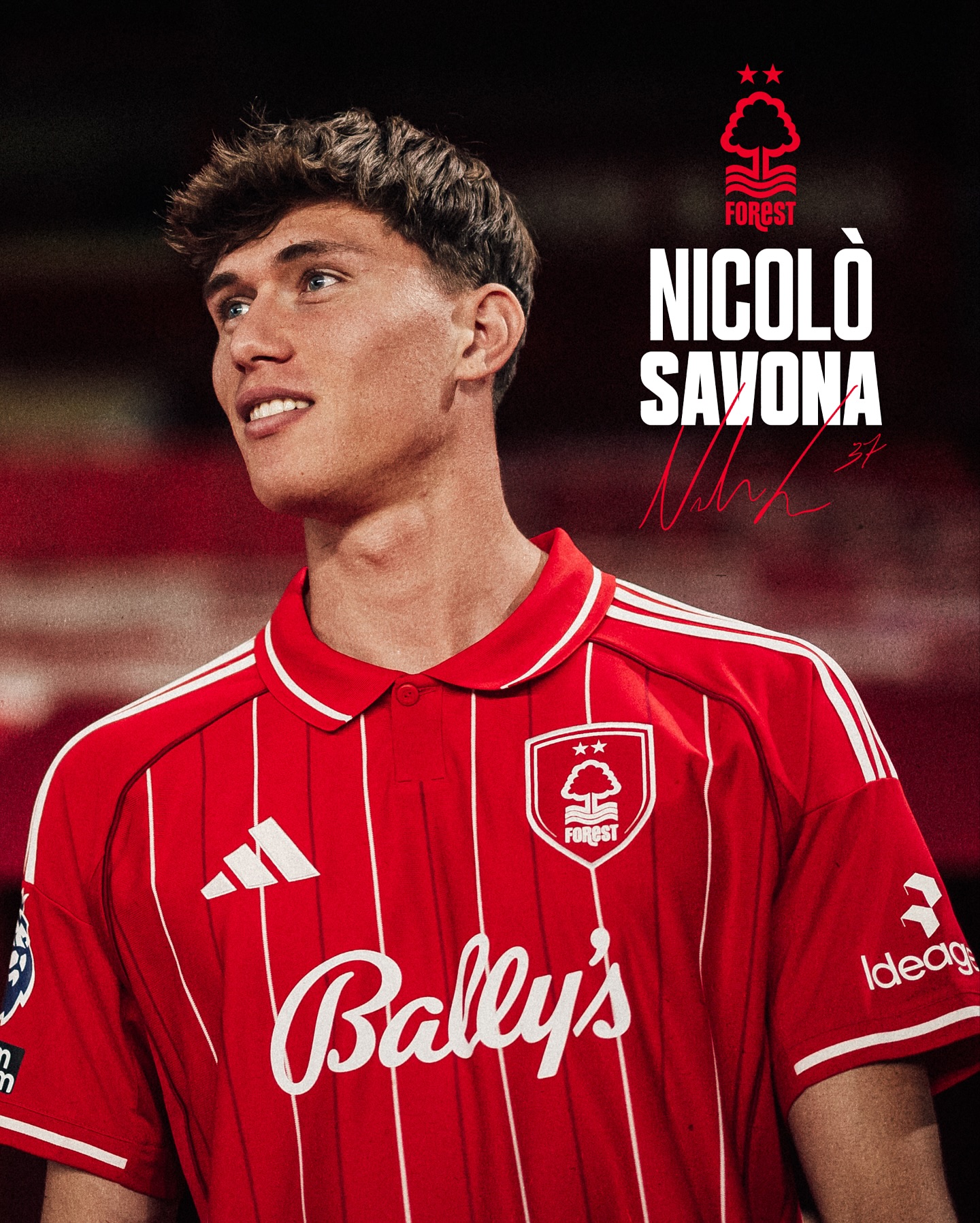 Nottingham - Nicolò Savona is a Red! ️ | Facebook