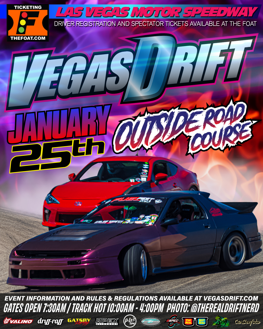 Las - Vegas Drift is back at the Pirelli Proving Grounds this Sunday! 🤩 ...